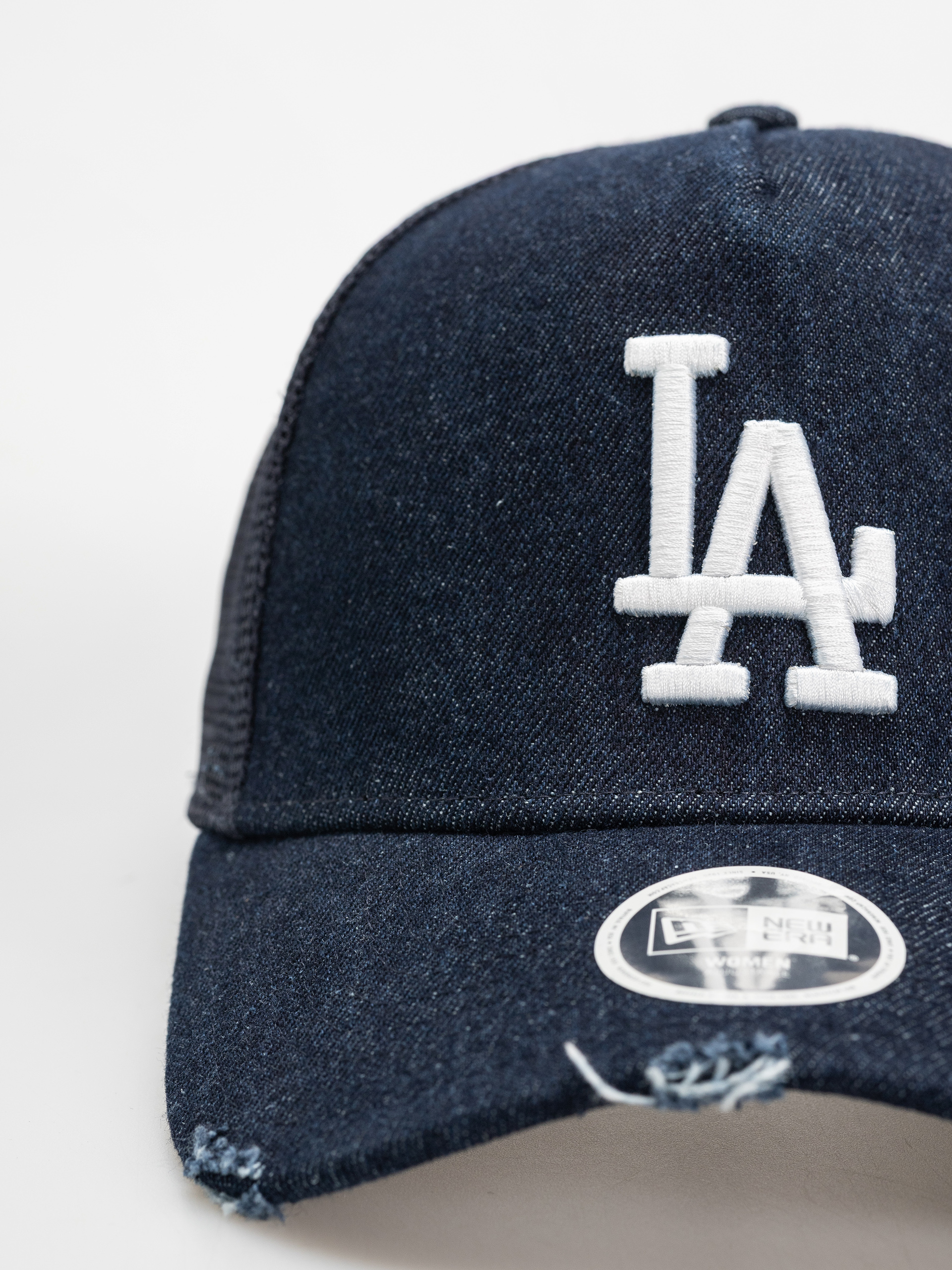 Czapka z daszkiem New Era Denim Trucker Los Angeles Dodgers Wmn (navy)