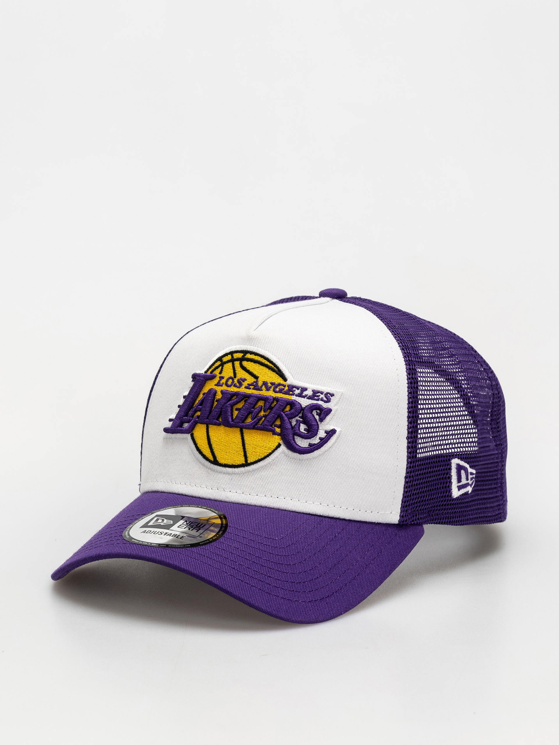 Czapka z daszkiem New Era NBA Side Patch Trucker Los Angeles Lakers (violet/white)