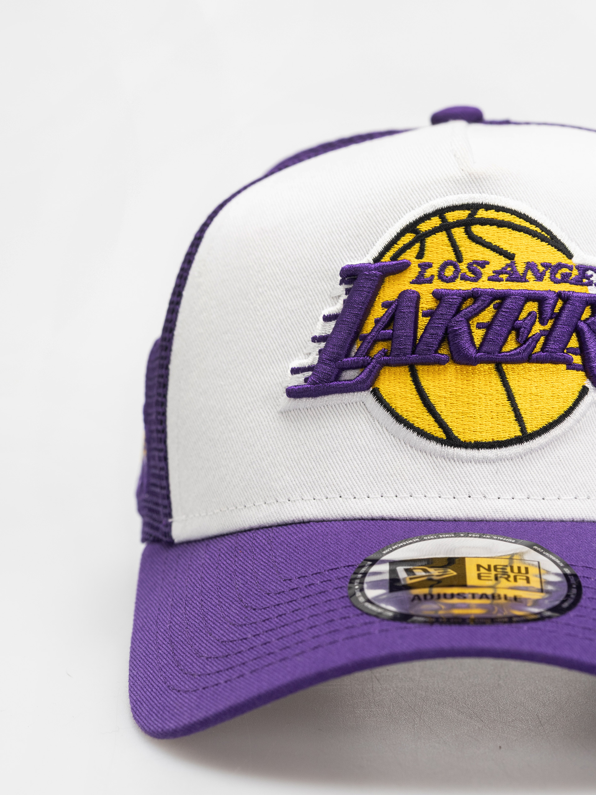 Czapka z daszkiem New Era NBA Side Patch Trucker Los Angeles Lakers (violet/white)