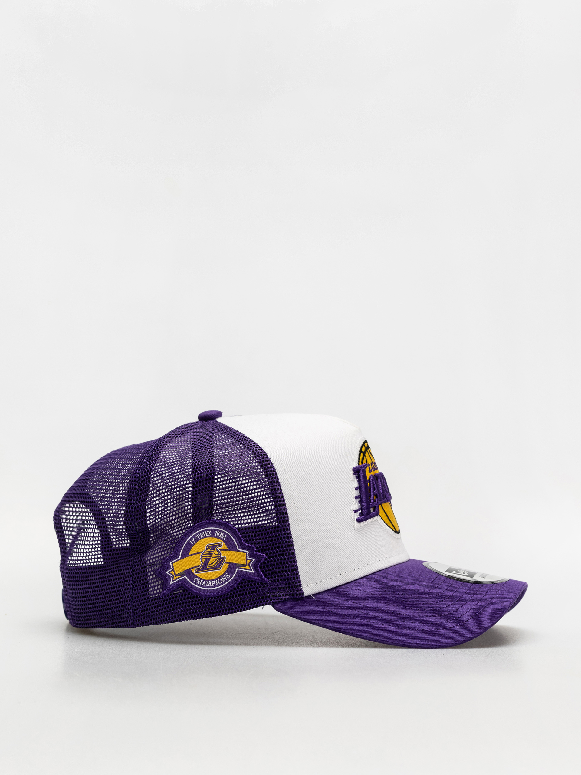 Czapka z daszkiem New Era NBA Side Patch Trucker Los Angeles Lakers (violet/white)
