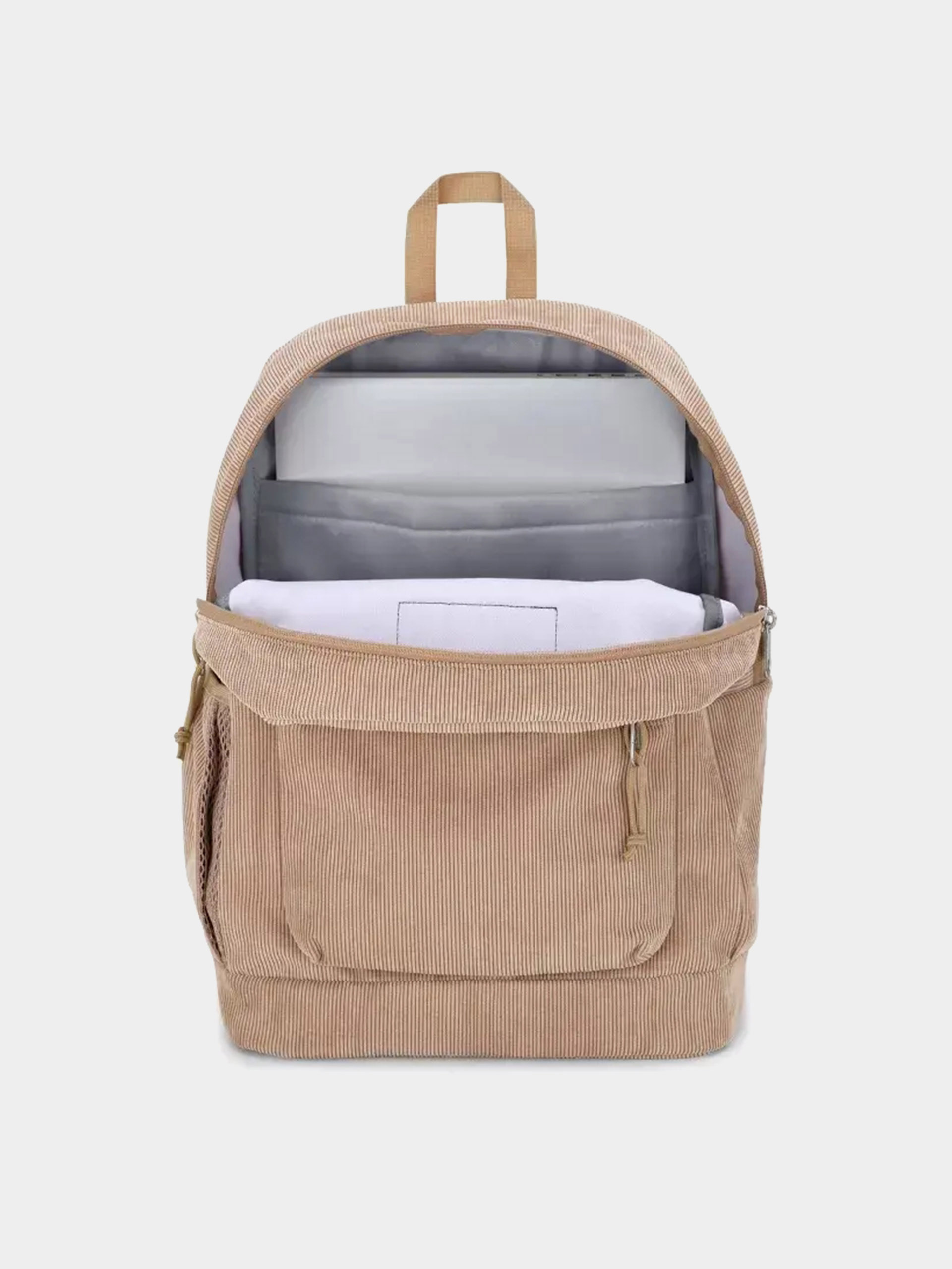 Plecak JanSport Cross Town Plus Remix - brązowy (travertine corduroy)