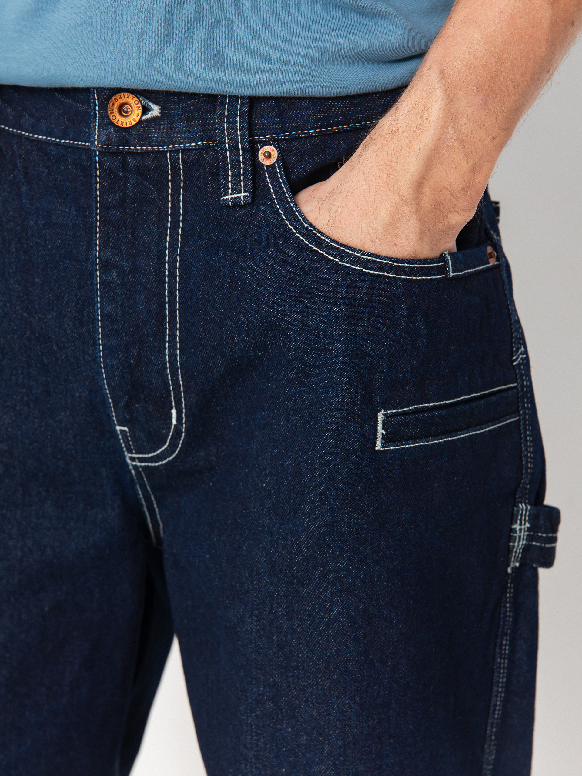 Szorty Brixton Builders Carpenter (rinse denim)