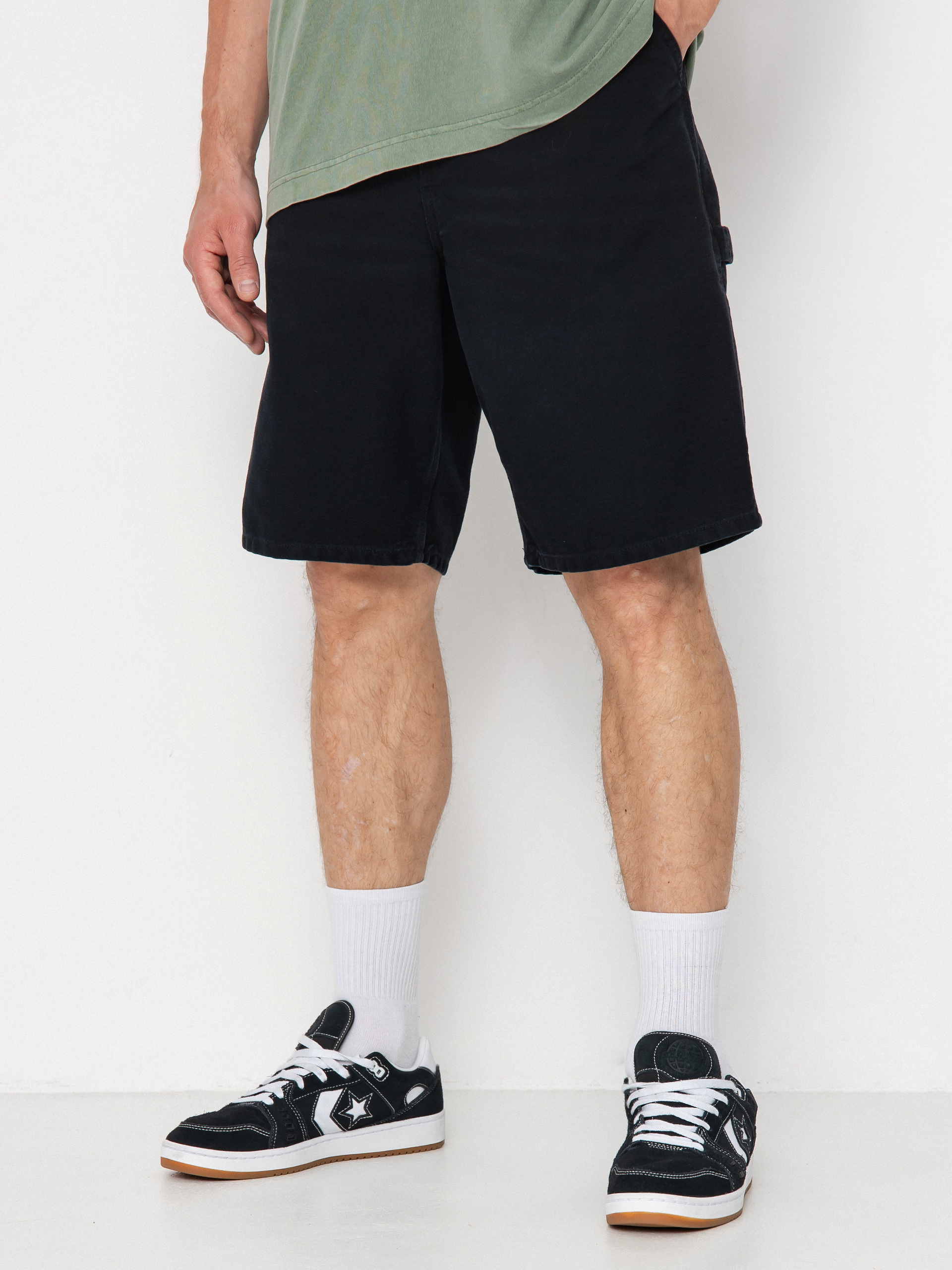 Szorty Carhartt WIP Single Knee (black)
