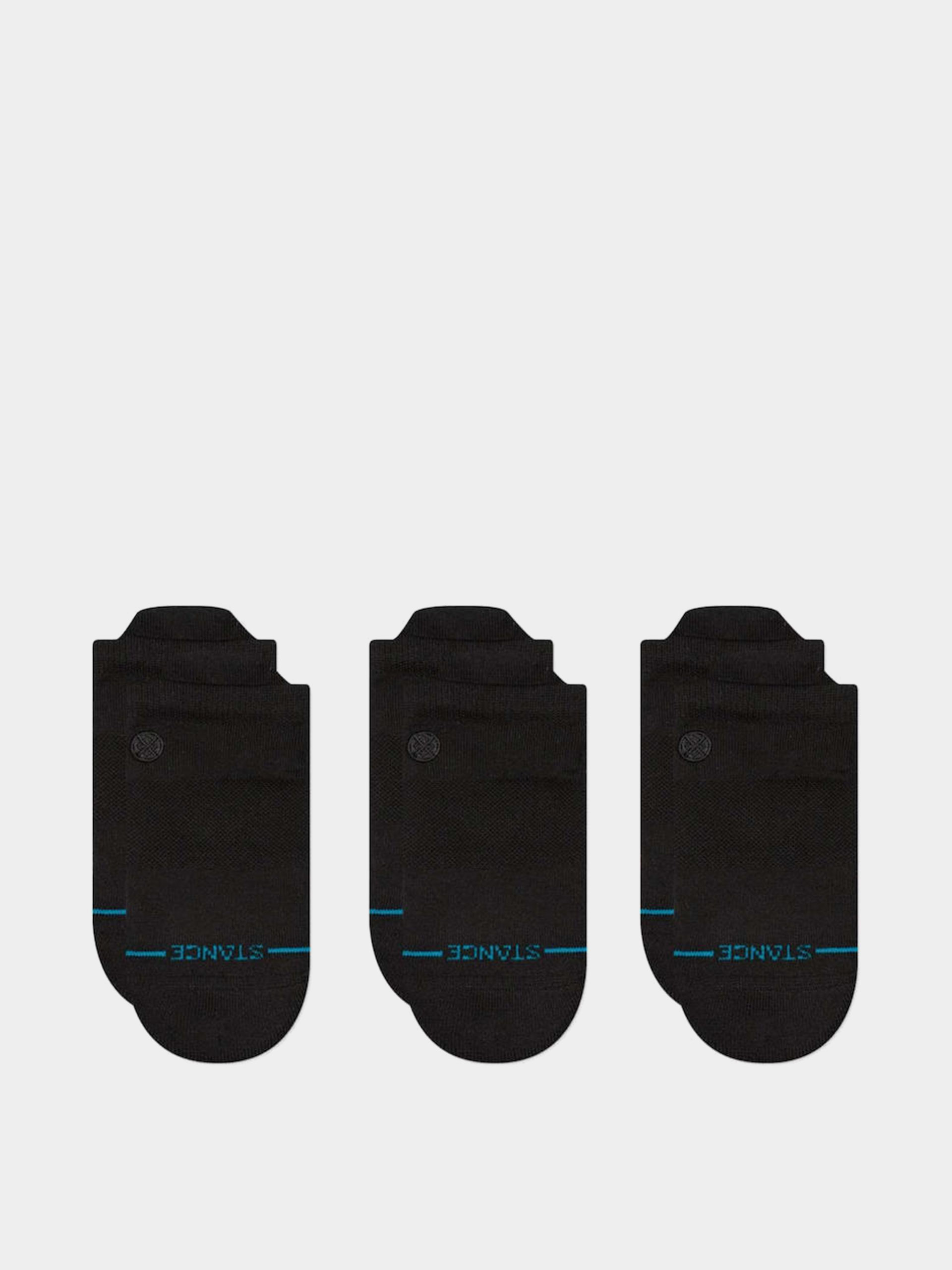 Skarpetki Stance Icon Low Tab 3 Pack (black/black)