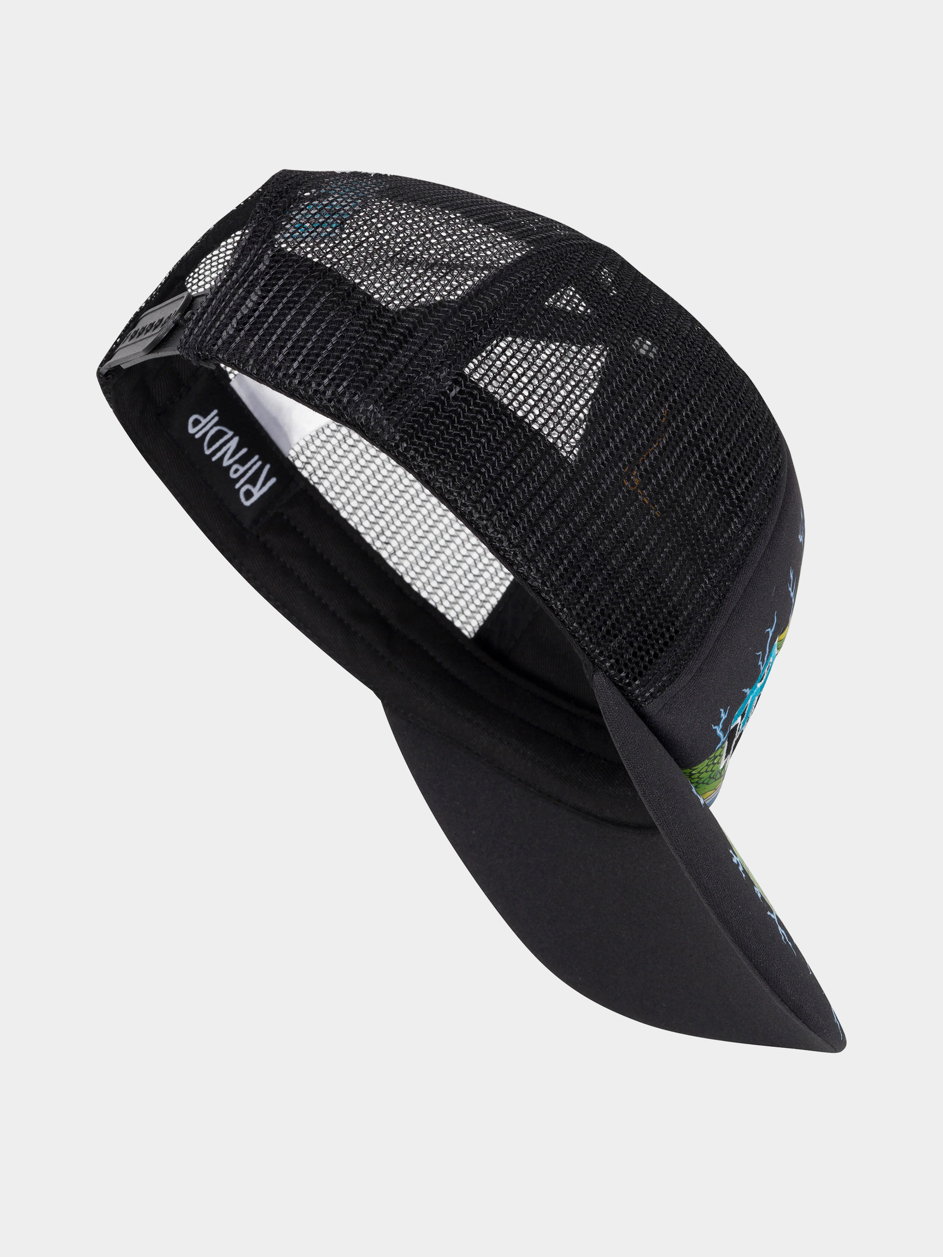 Czapka z daszkiem RipNDip Skull And Bones Trucker (black)