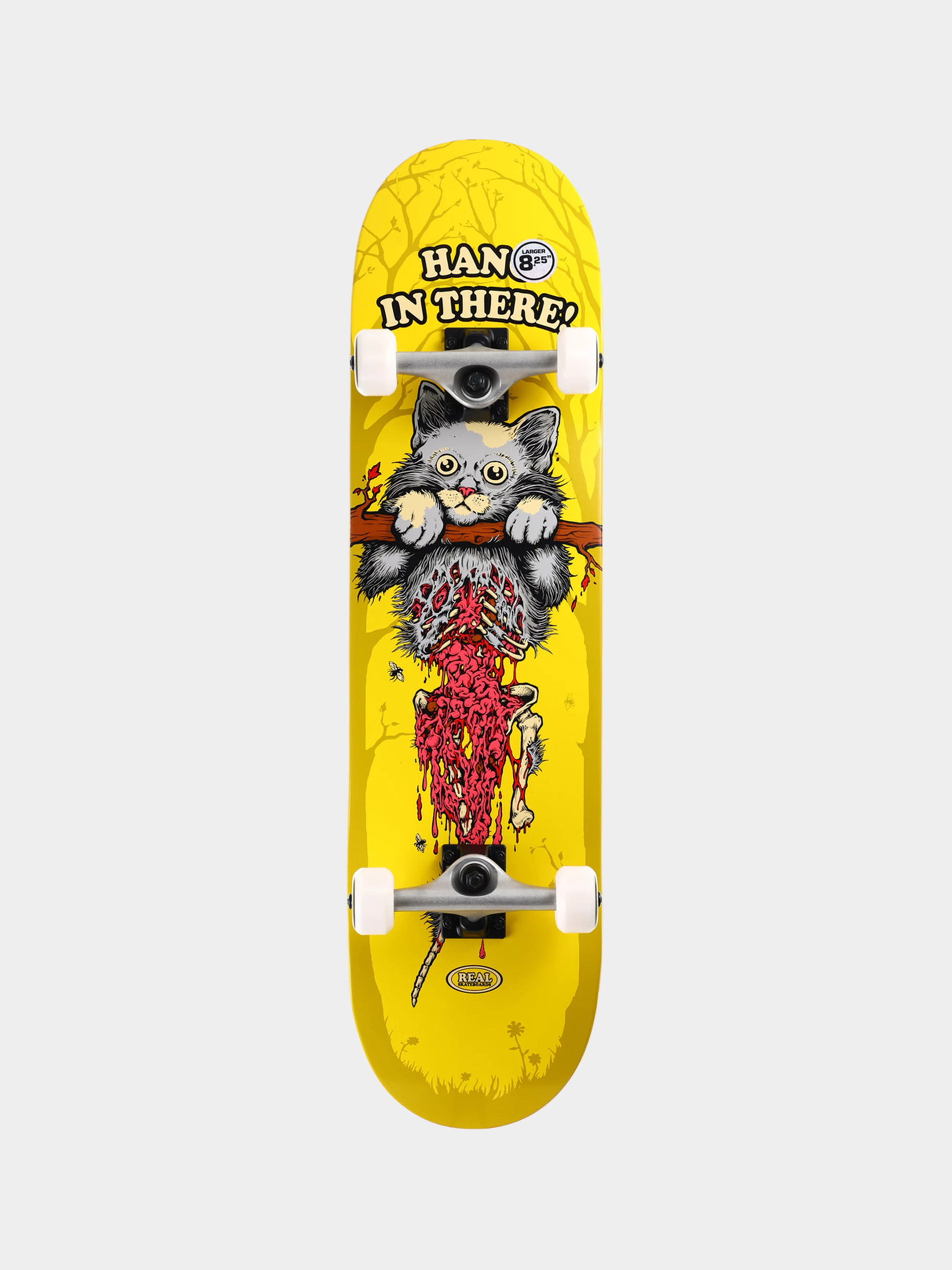 Deskorolka Real Hangin Kitty (yellow)