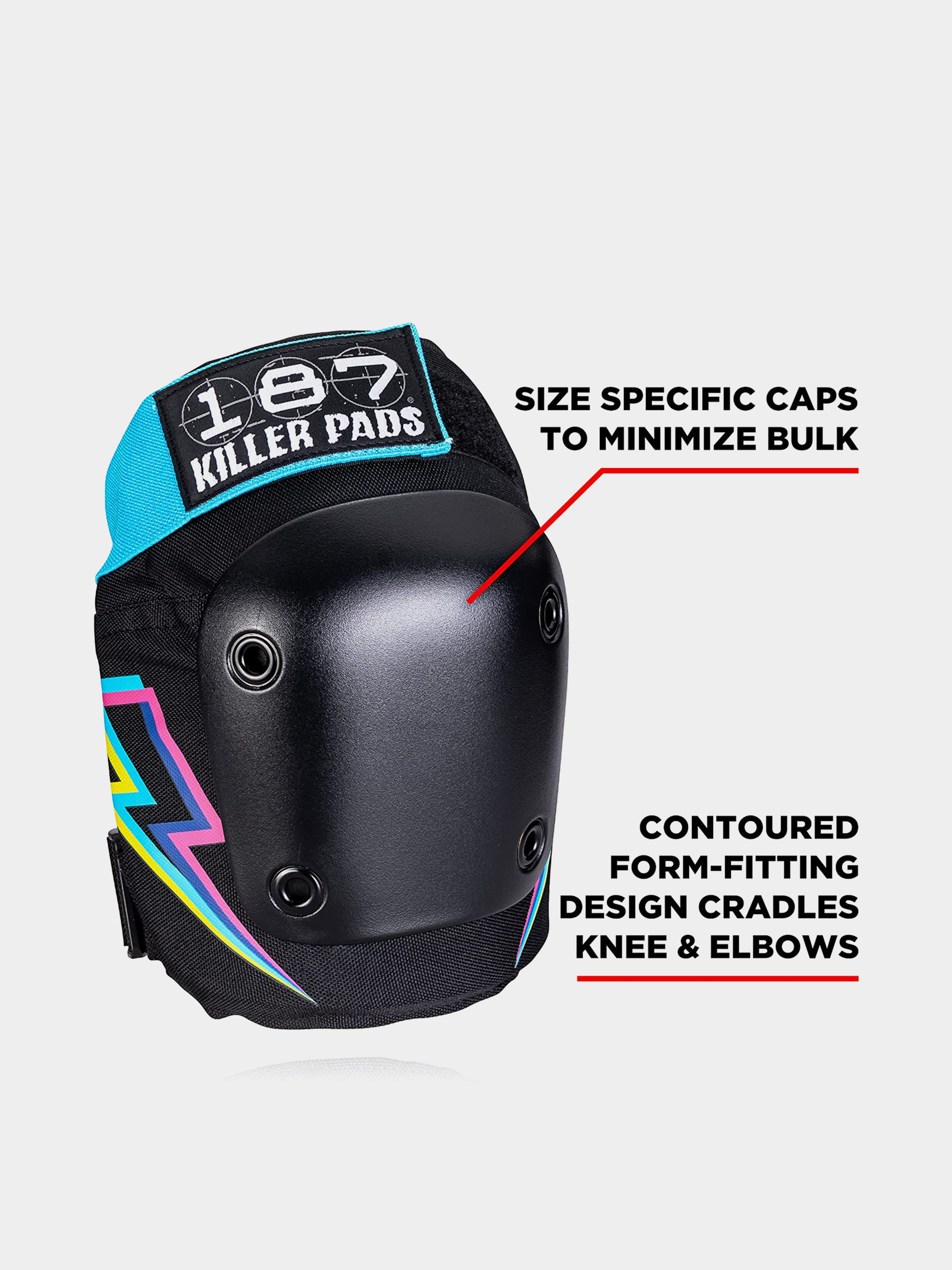 Ochraniacze 187 Killer Pads Six Pack Set Electric Bolt (multi)