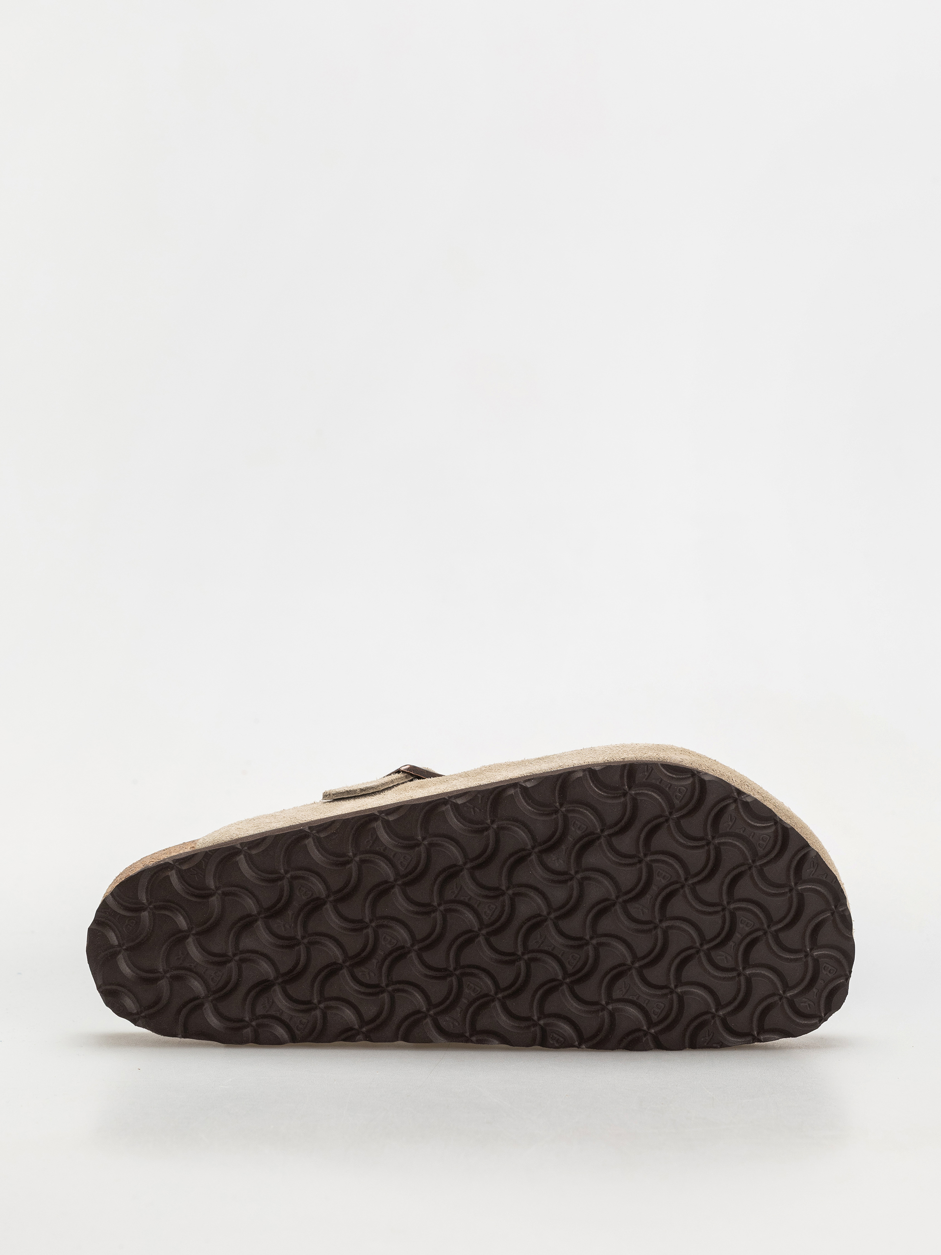 Klapki Birkenstock Boston Suede Leather Regular (taupe)