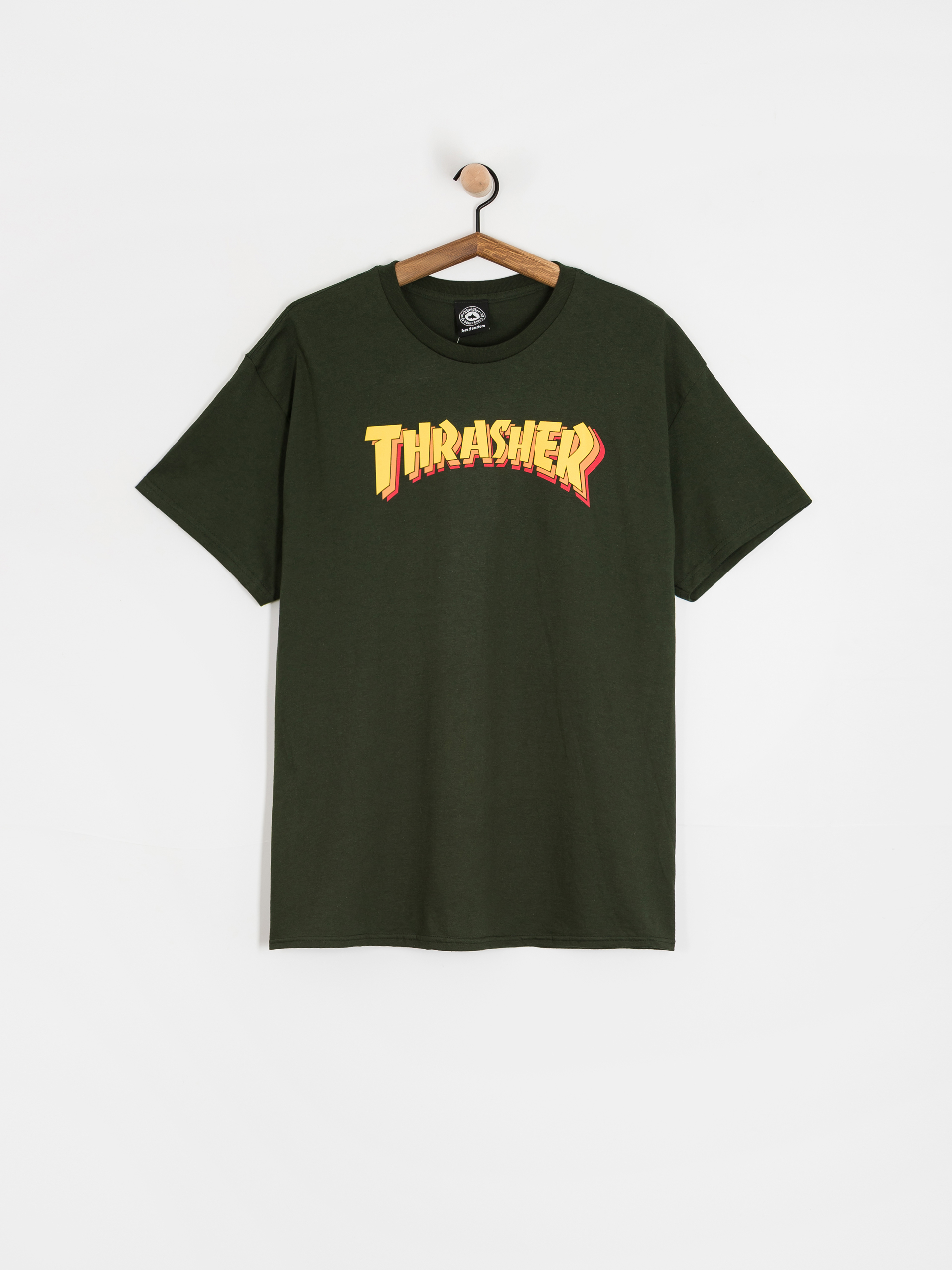 T-shirt Thrasher Stacked (forest green)