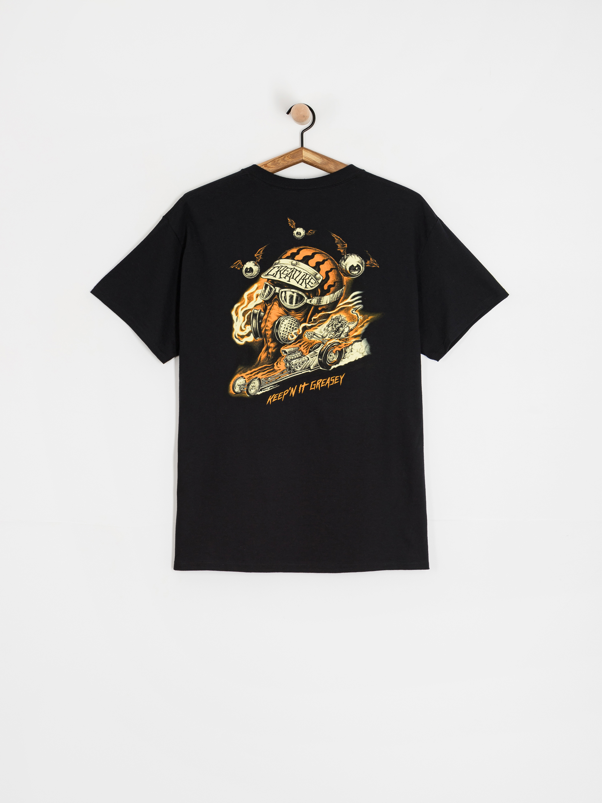 T-shirt Creature Crash And Burn (black)