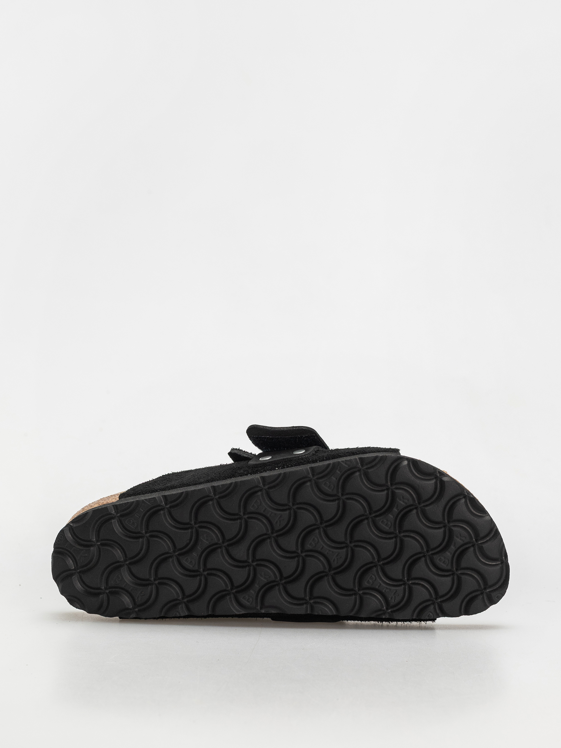 Klapki Birkenstock Kyoto Nubuck Suede Leather Narrow Wmn (black)