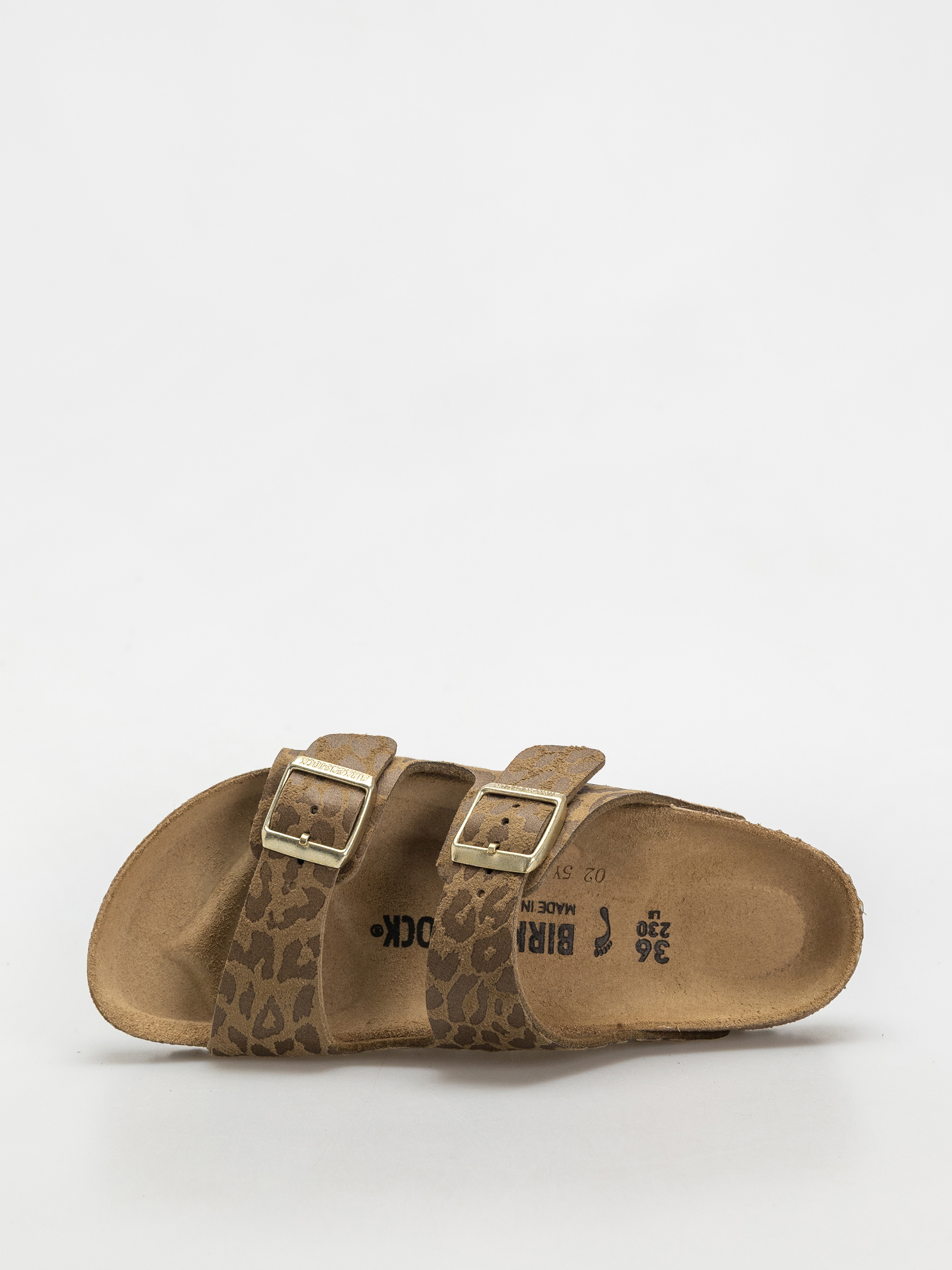 Klapki Birkenstock Arizona Synthetics Narrow Wmn (leo khaki)