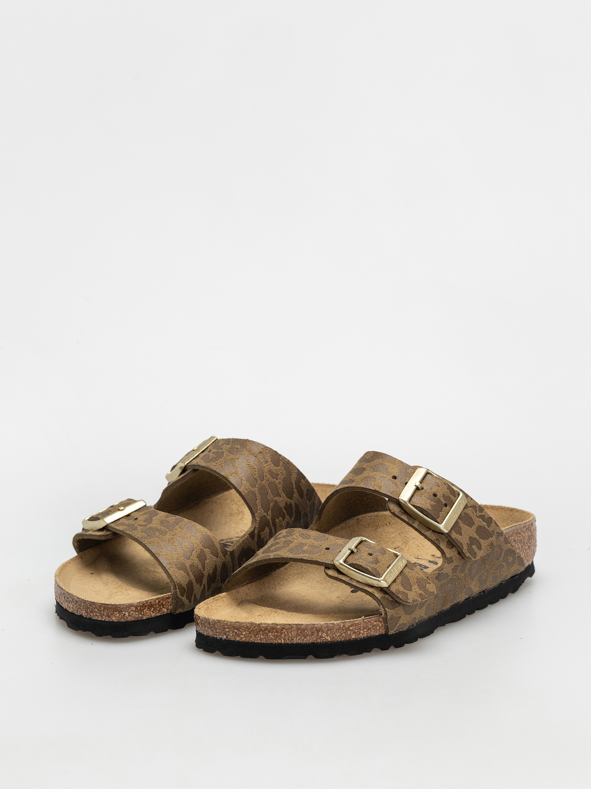 Klapki Birkenstock Arizona Synthetics Narrow Wmn (leo khaki)