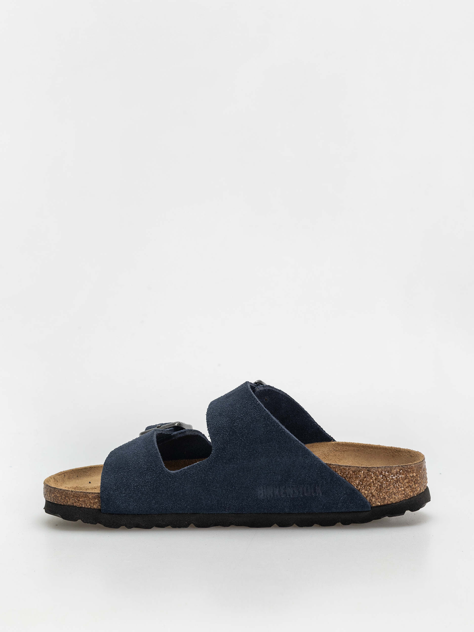 Klapki Birkenstock Arizona Suede Leather Narrow Wmn (new navy)
