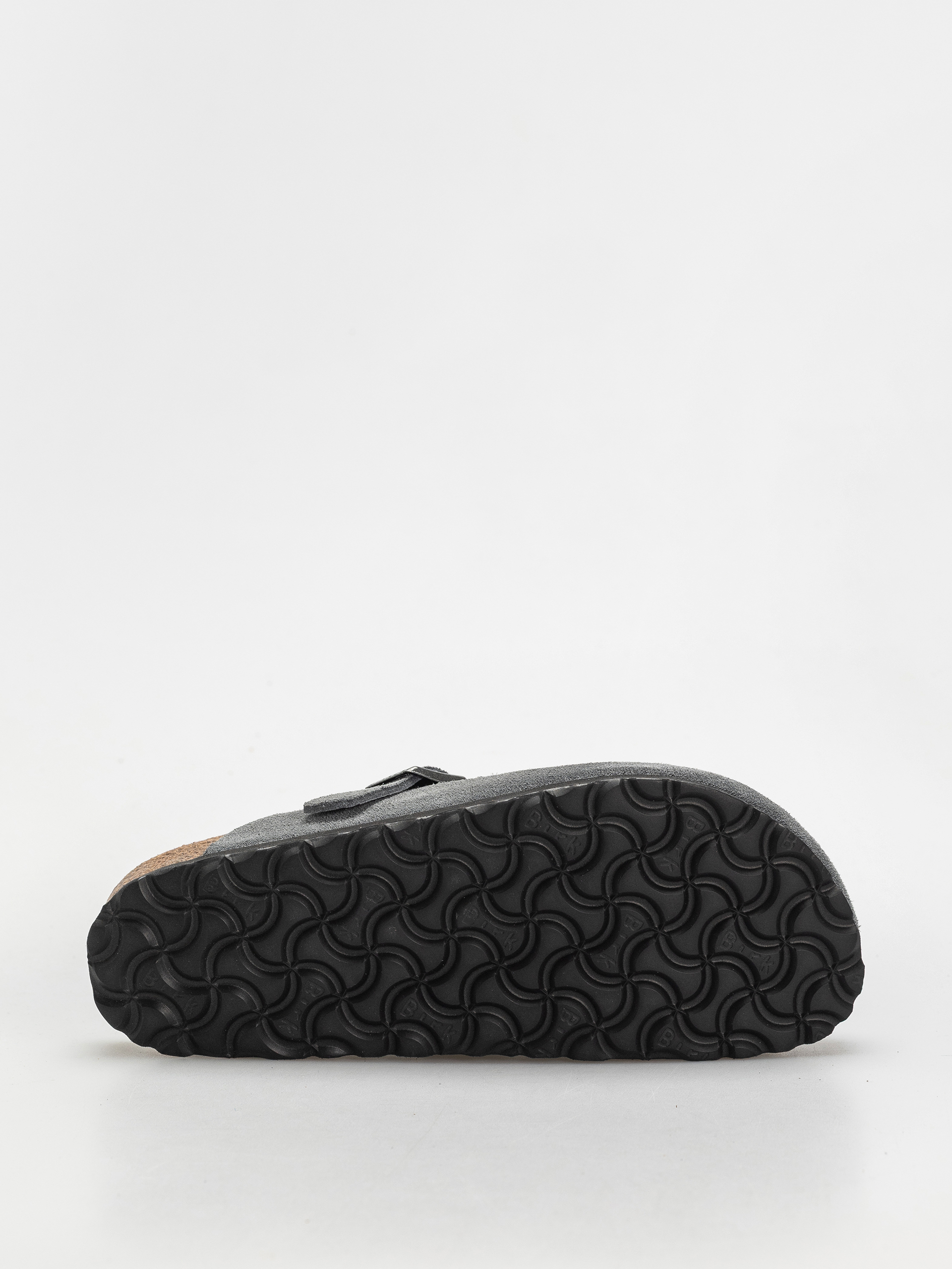 Klapki Birkenstock Boston SFB Suede Leather Narrow Wmn (basalt gray)