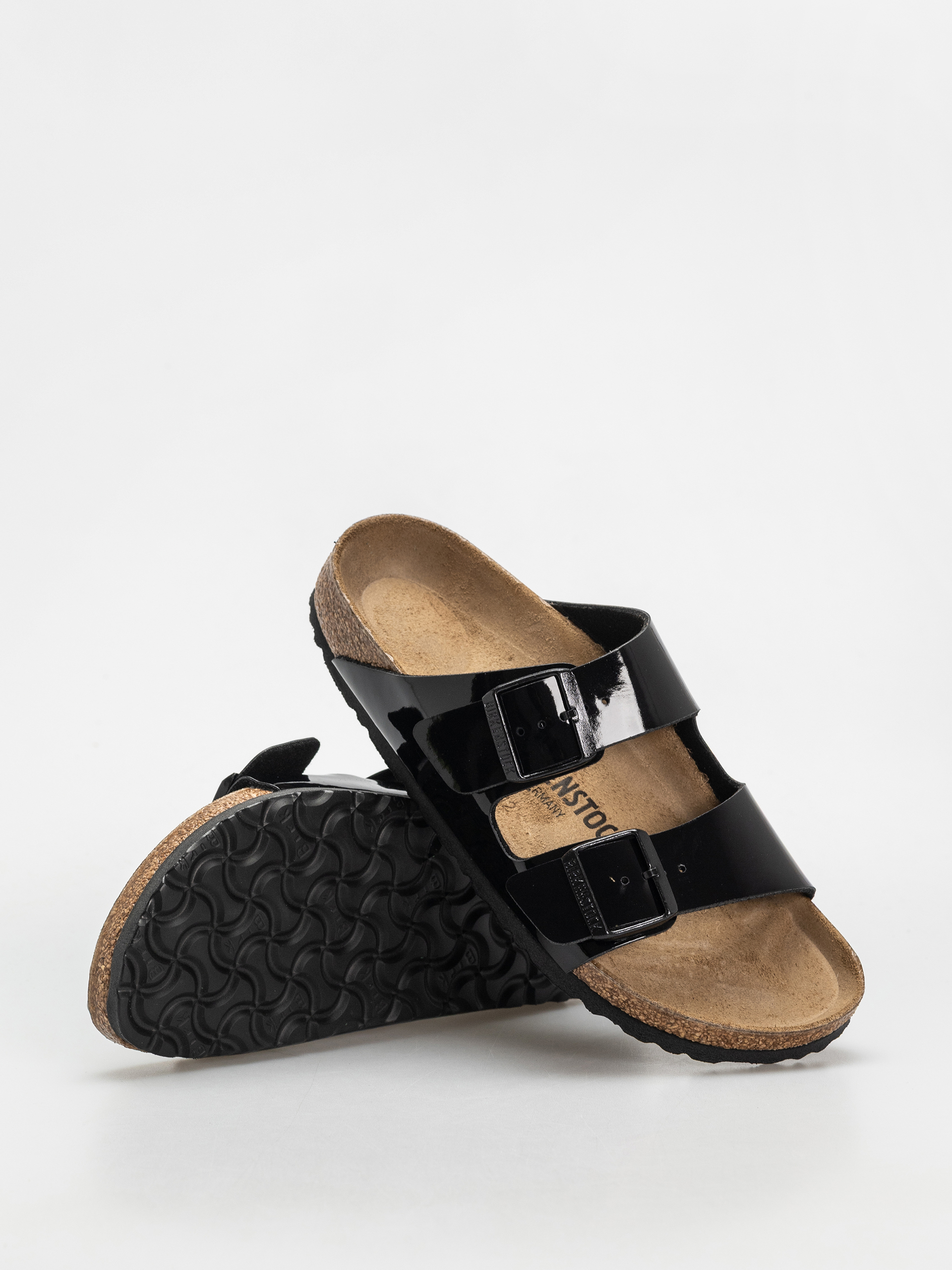 Klapki Birkenstock Arizona Narrow Wmn (patent black)