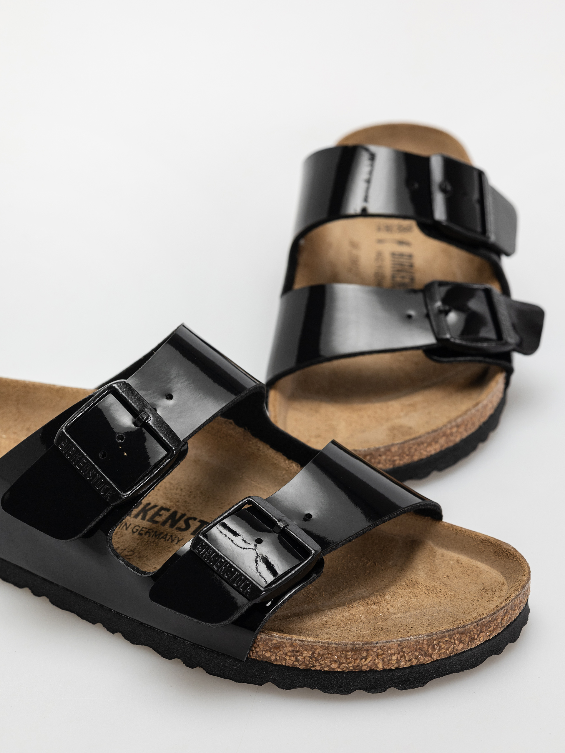 Klapki Birkenstock Arizona Narrow Wmn (patent black)
