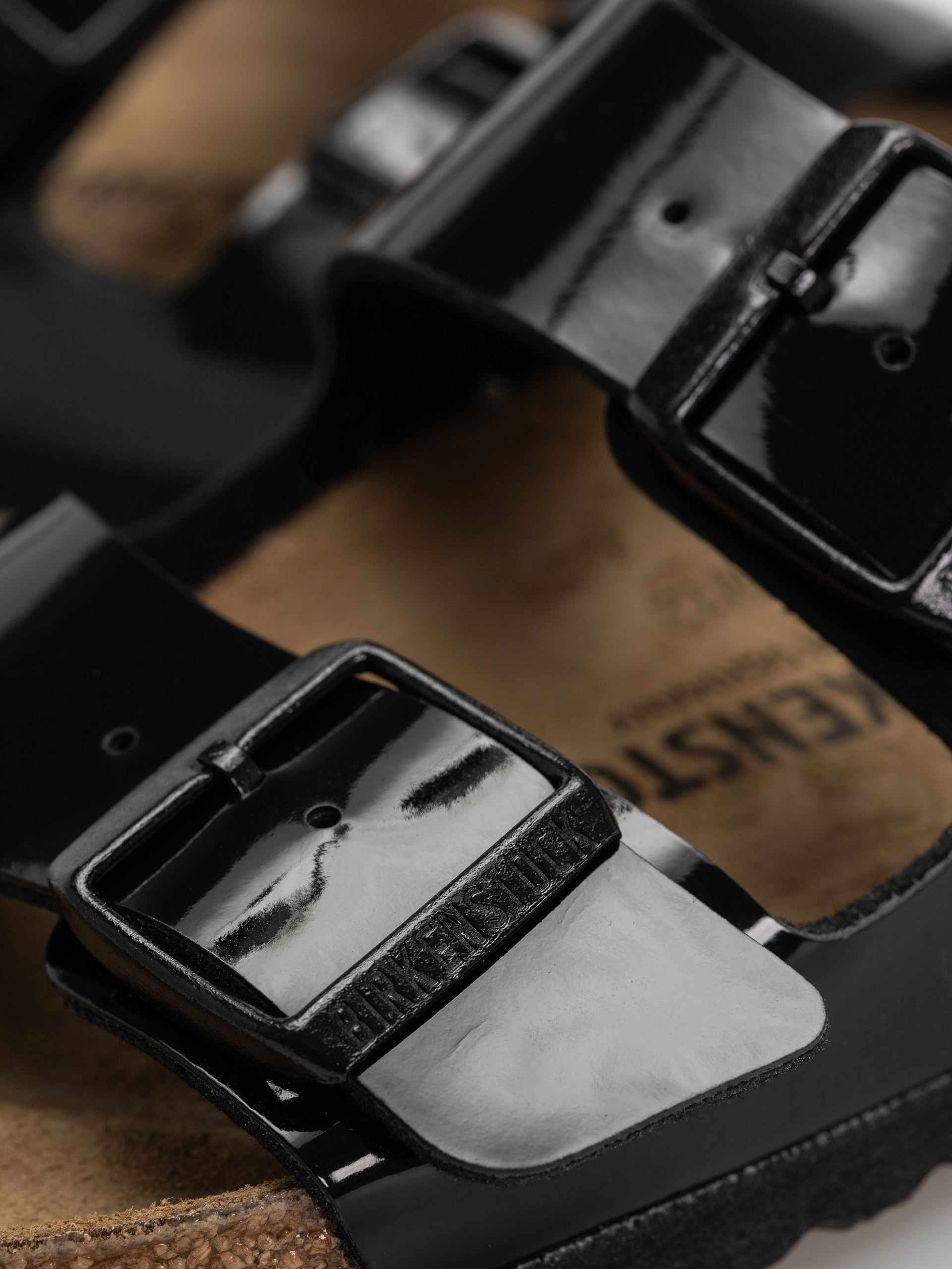 Klapki Birkenstock Arizona Narrow Wmn (patent black)