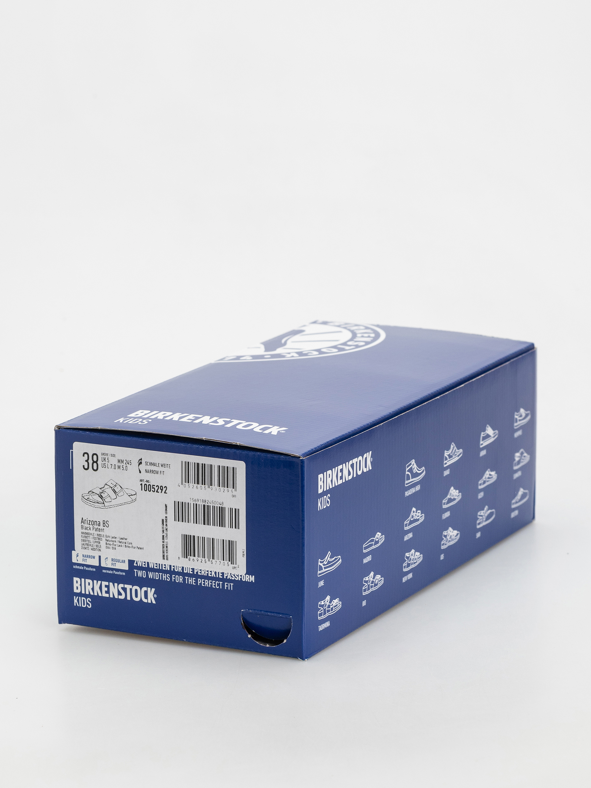 Klapki Birkenstock Arizona Narrow Wmn (patent black)