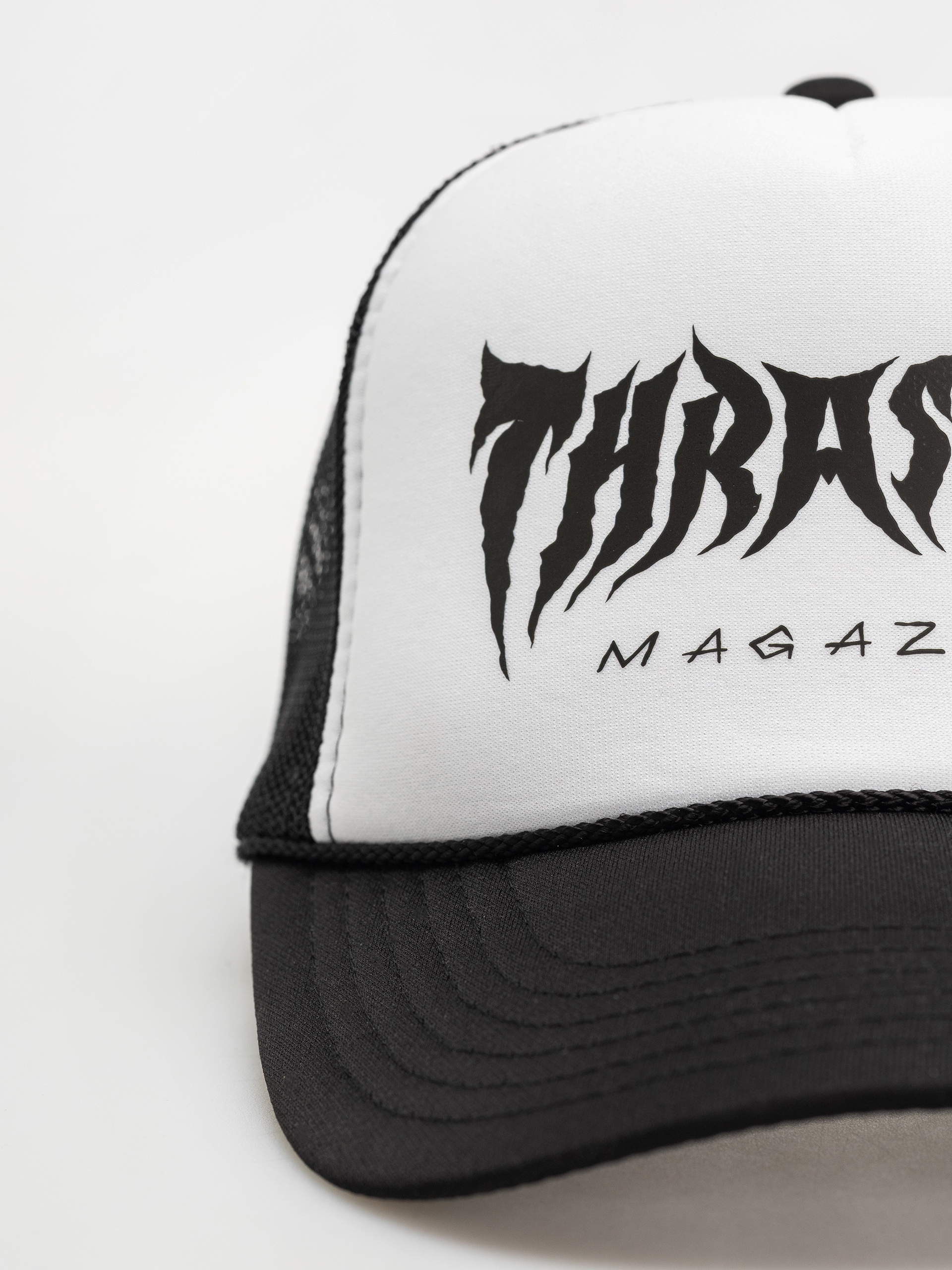 Czapka z daszkiem Thrasher Metal Trucker (black/white/black)