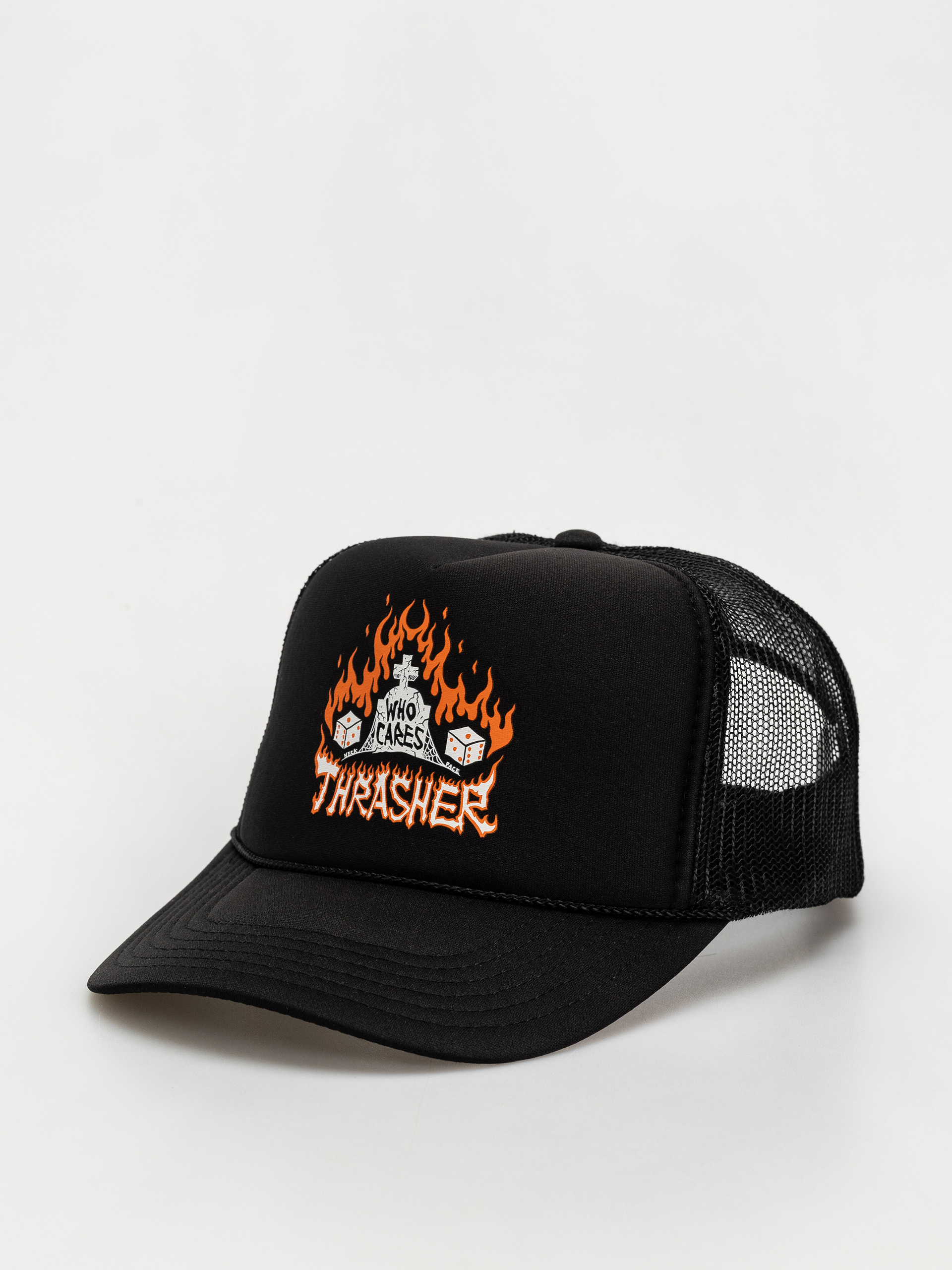 Czapka z daszkiem Thrasher Who Cares by Neckface Trucker (trucker)