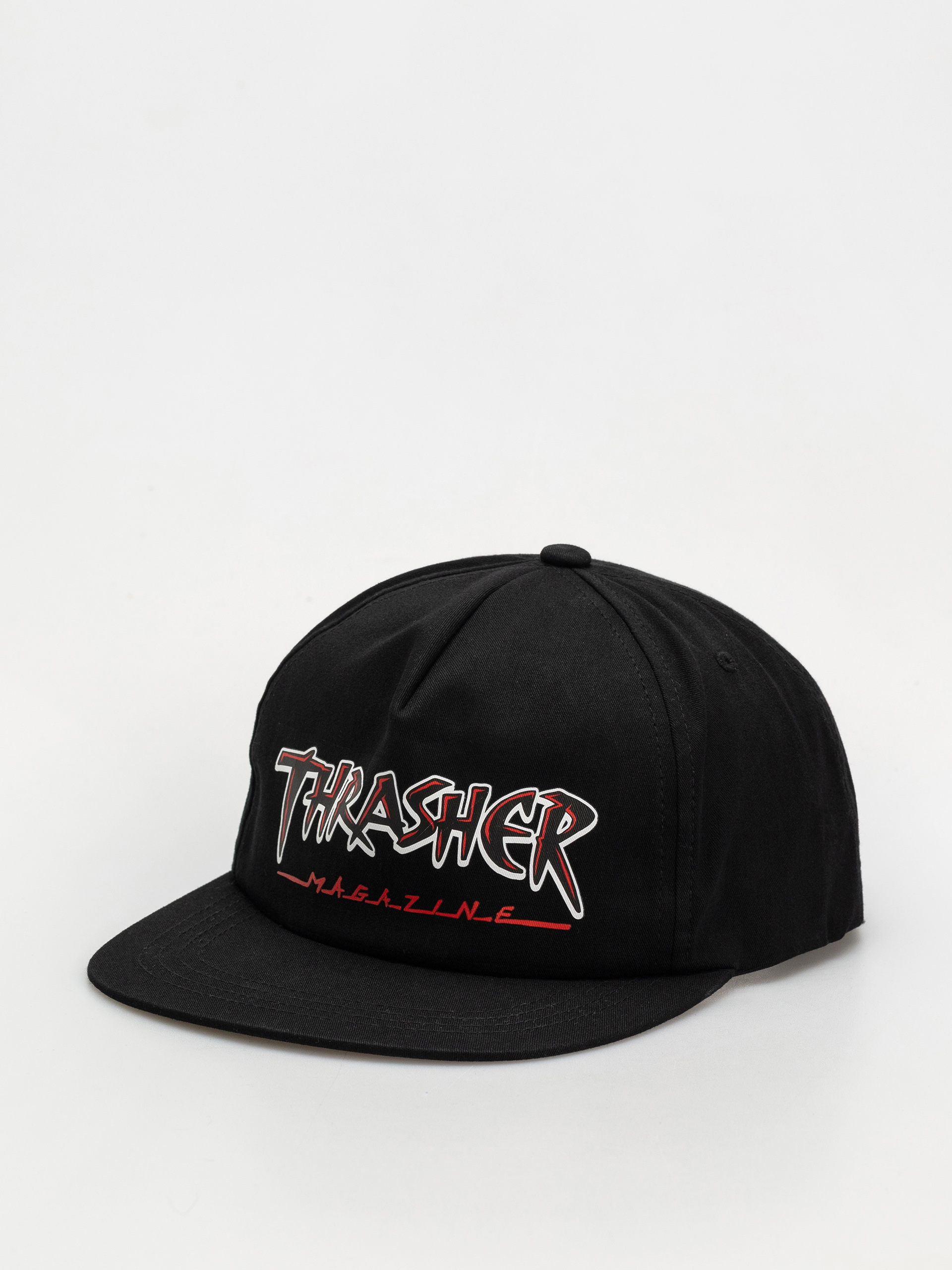 Czapka z daszkiem Thrasher Slash Snapback (black)