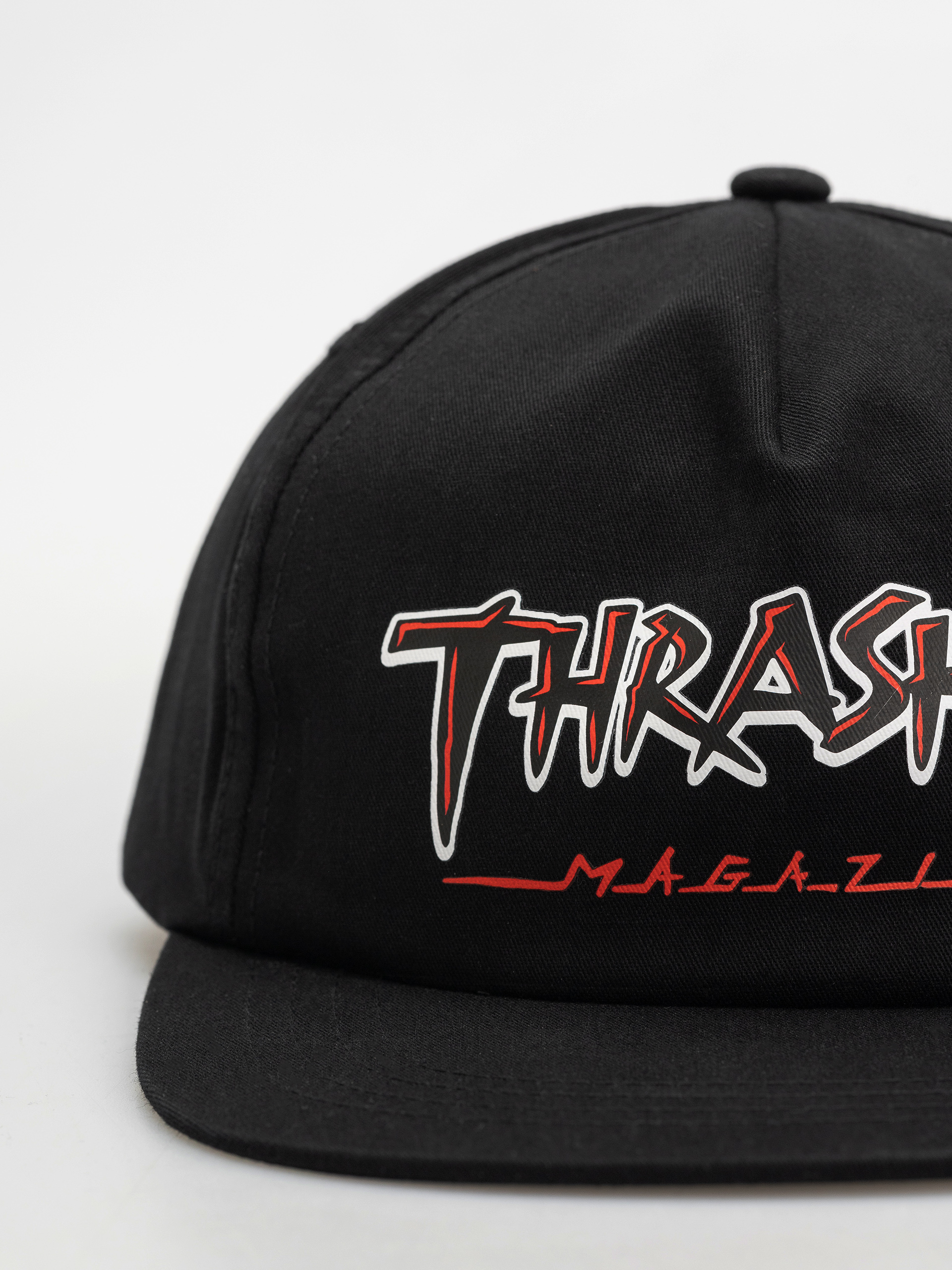 Czapka z daszkiem Thrasher Slash Snapback (black)
