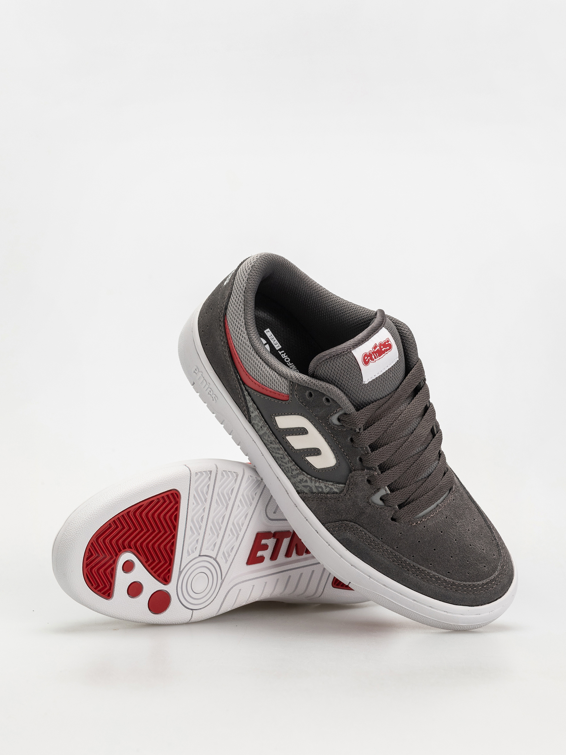 Buty Etnies Loot (grey/light grey/red)