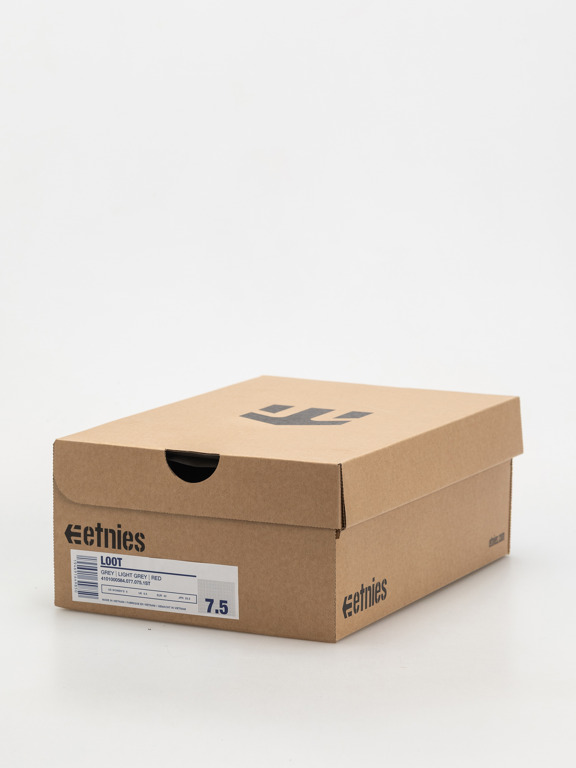 Buty Etnies Loot (grey/light grey/red)