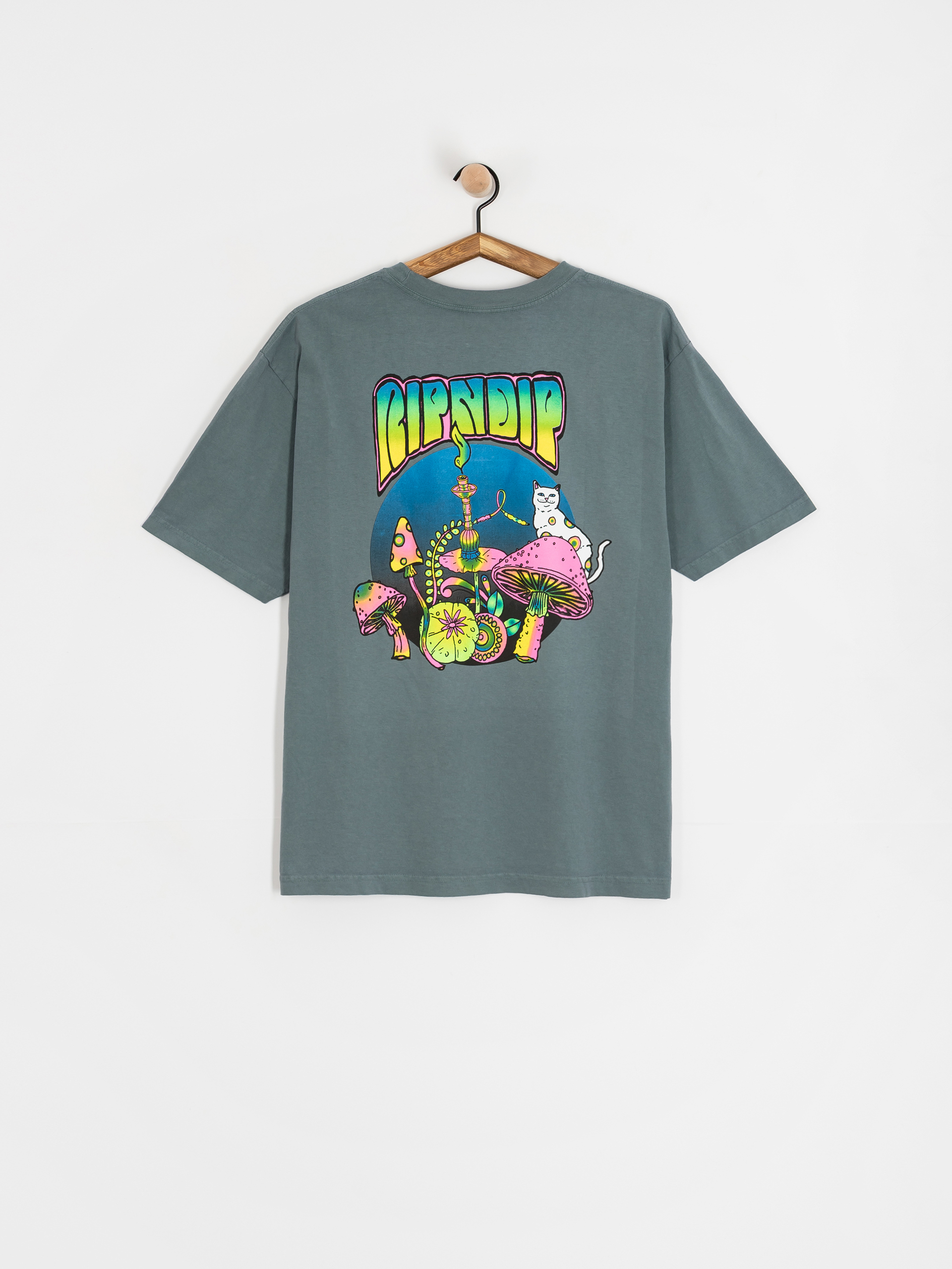 T-shirt RipNDip Psychedelic (light charcoal)
