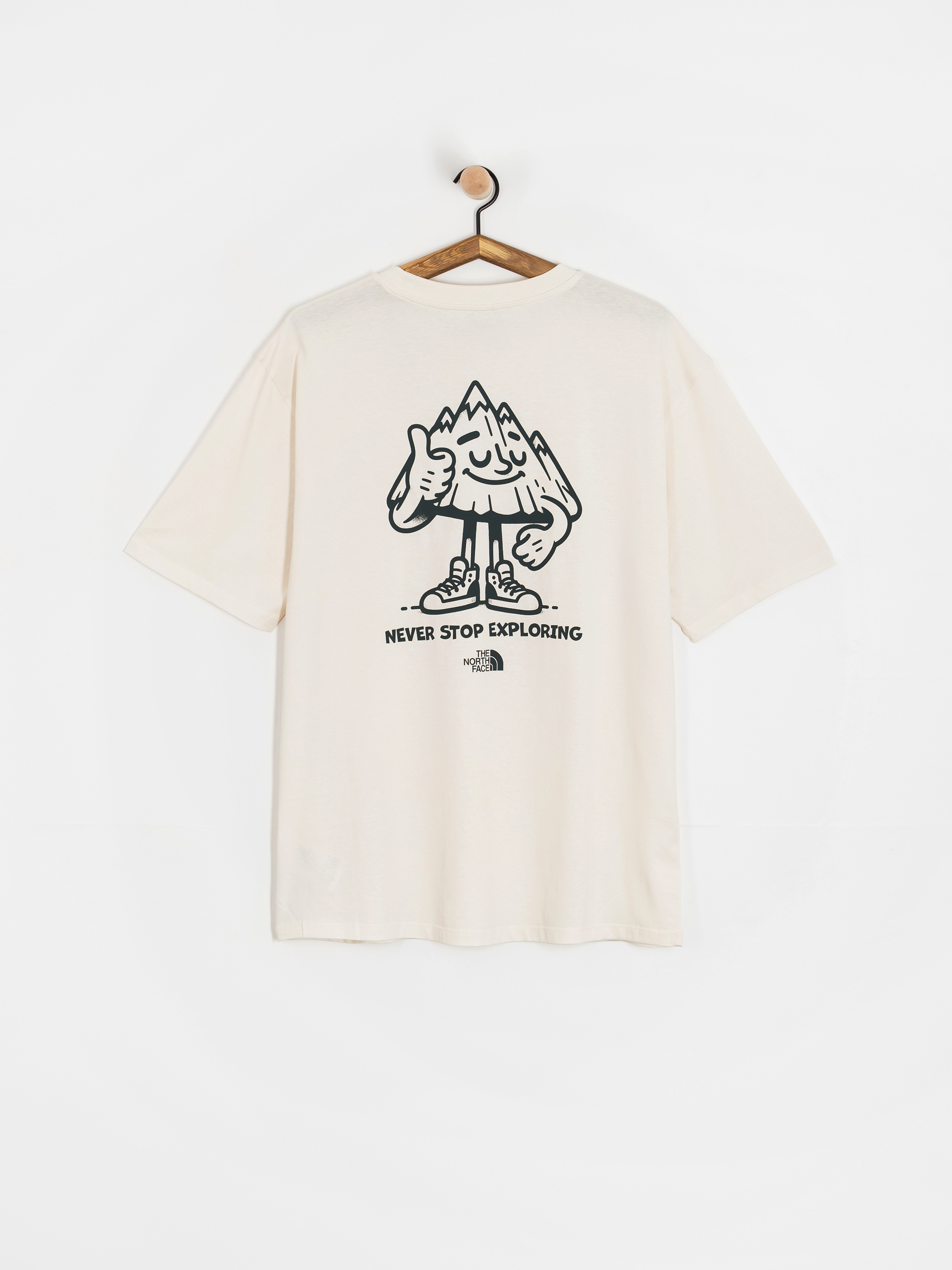 T-shirt The North Face Mountain Fun Oversized (white dune)