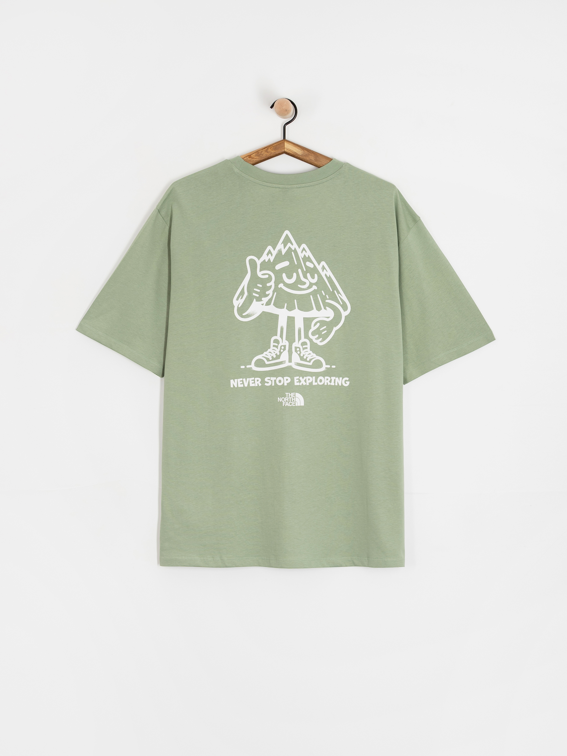 T-shirt The North Face Mountain Fun Oversized (slate moss)