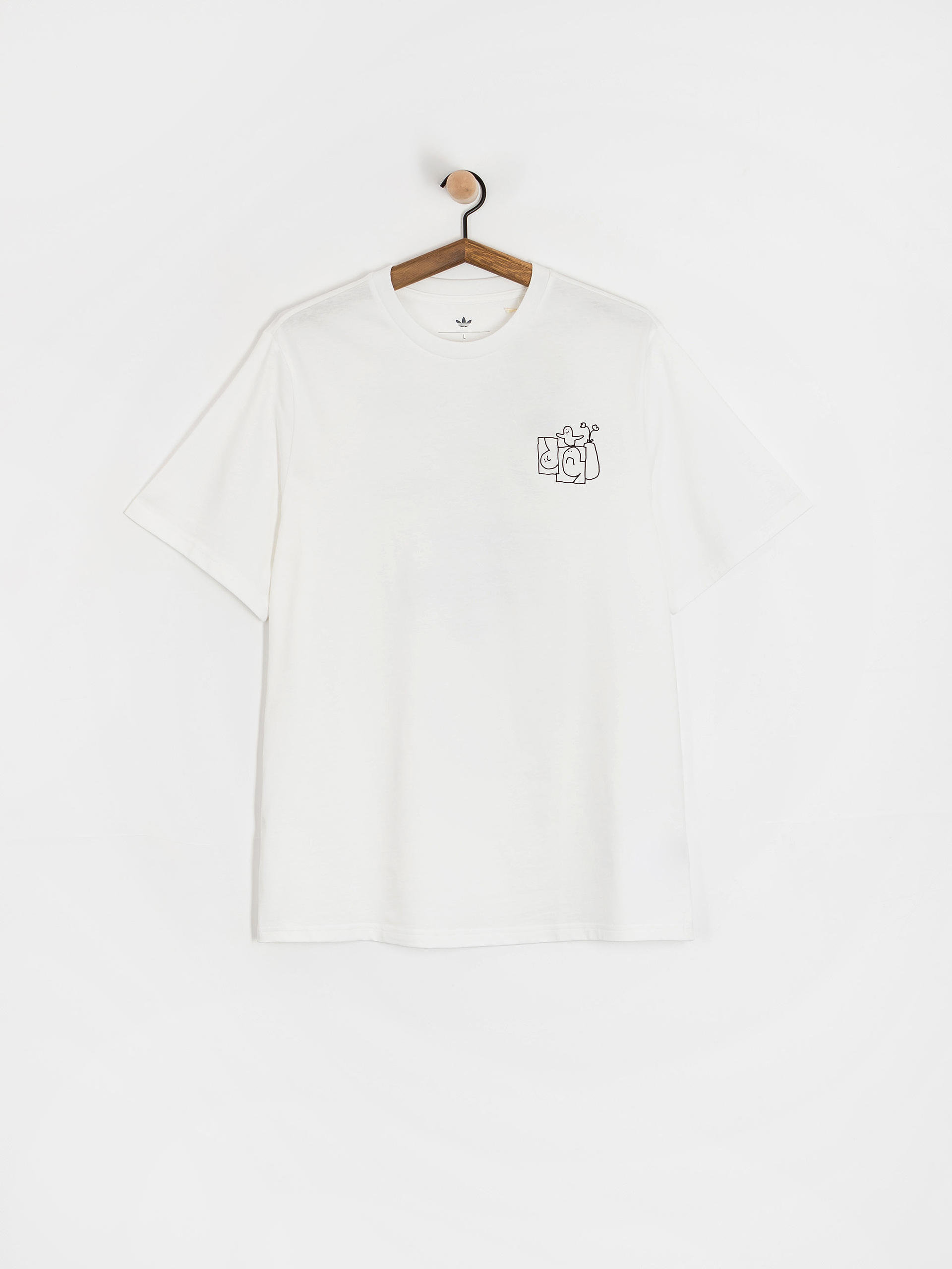 T-shirt adidas Shmoo G 1 (white/black)