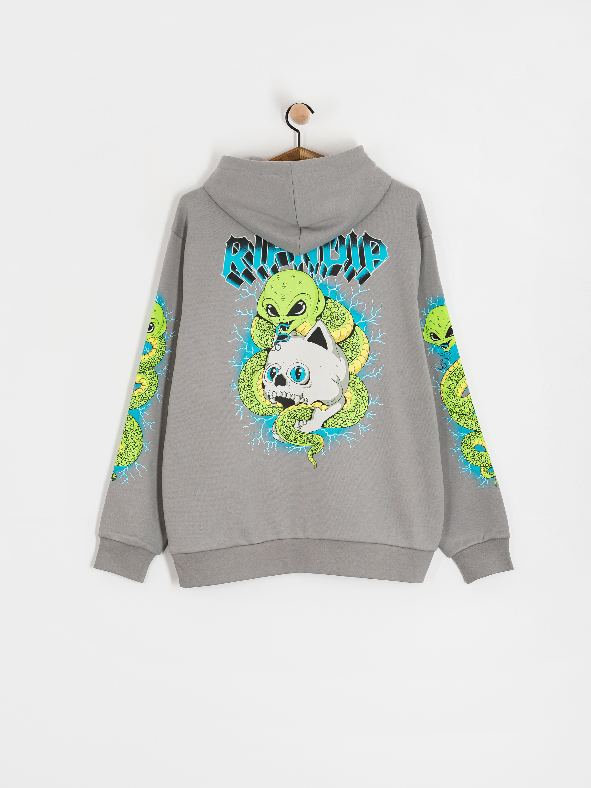 Bluza z kapturem RipNDip Skull And Bones HD (charcoal)
