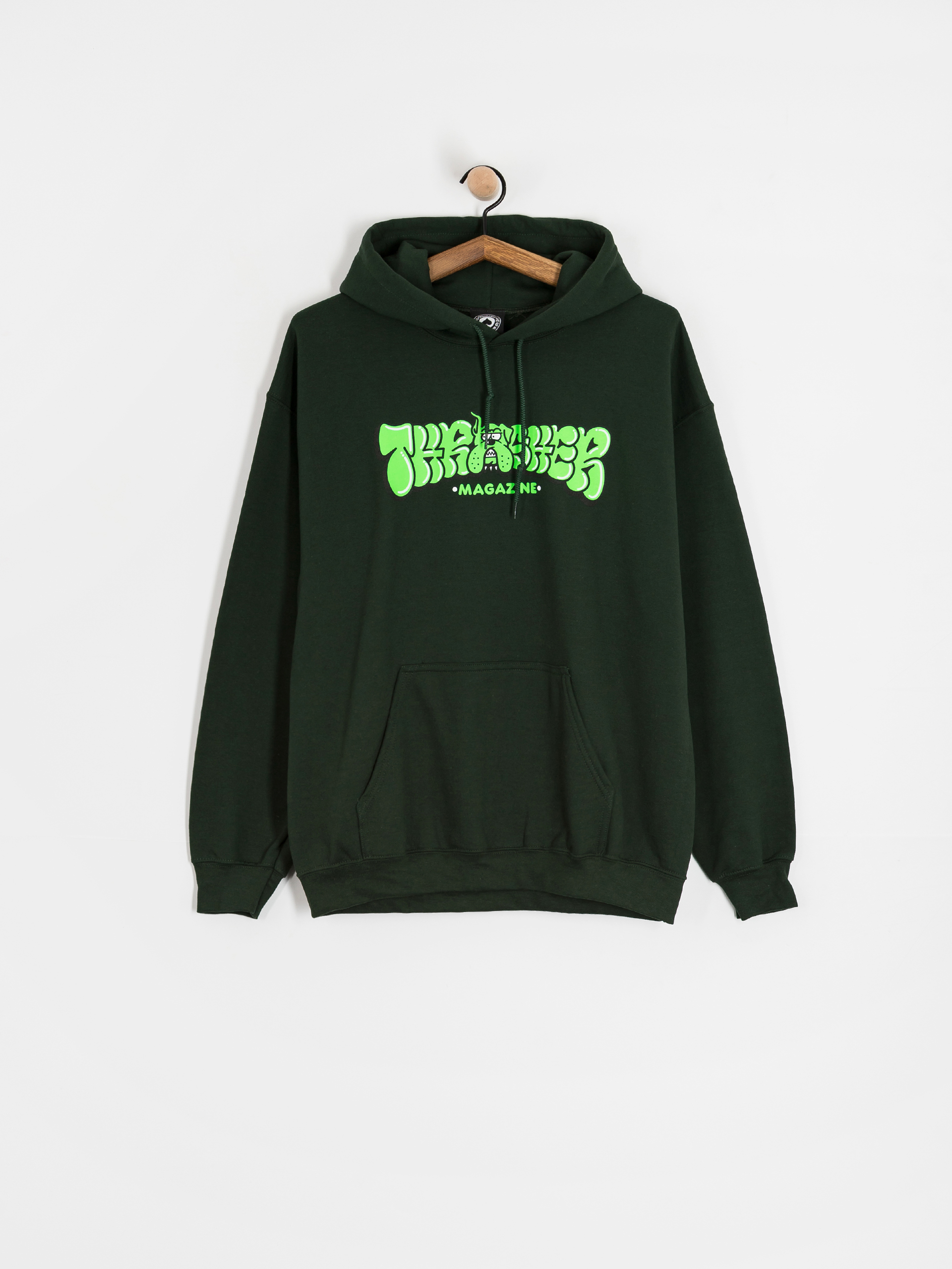 Bluza z kapturem Thrasher Bully HD (forest green)