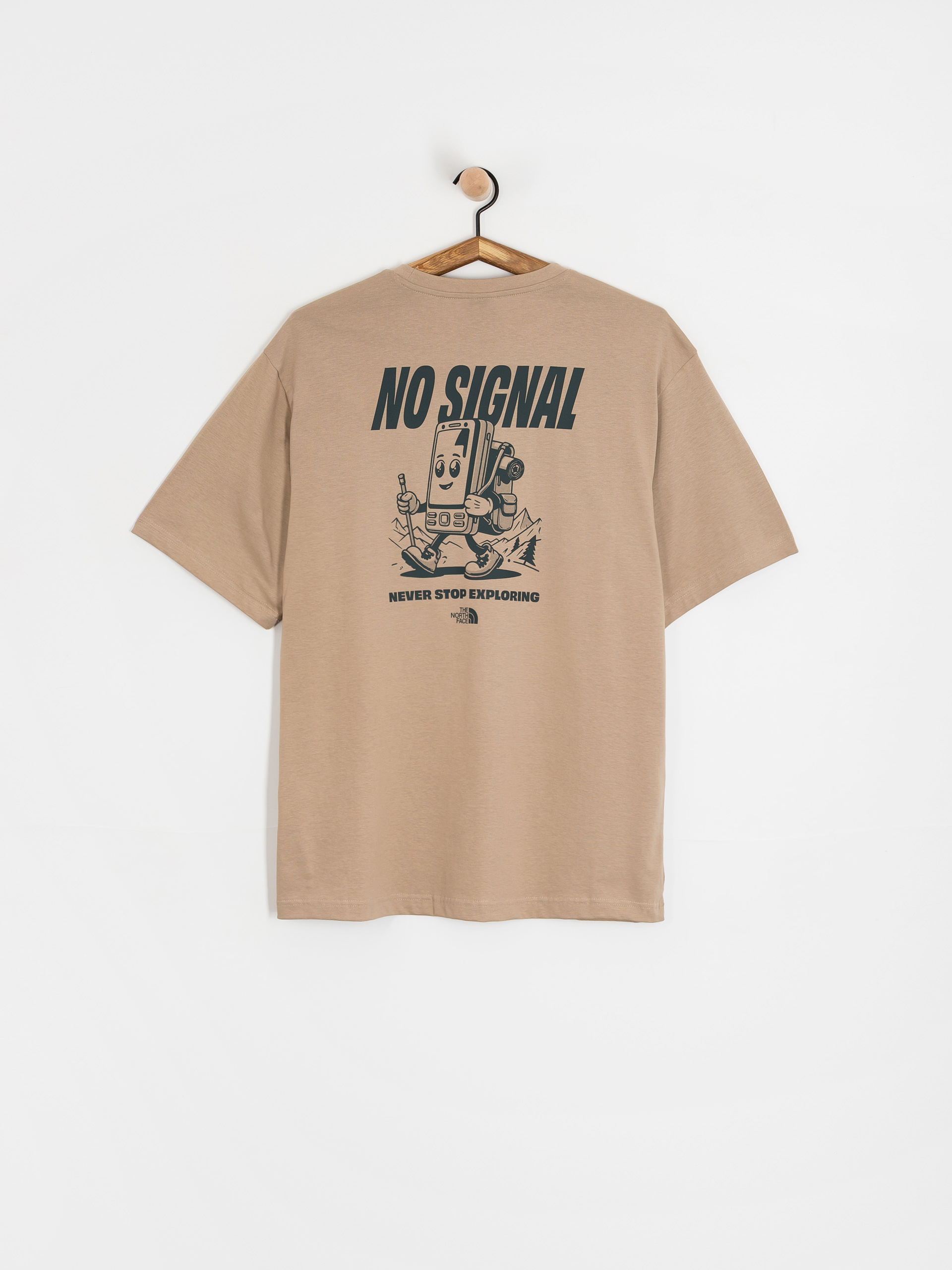 T-shirt The North Face No Signal Relaxed (mushroom grey)