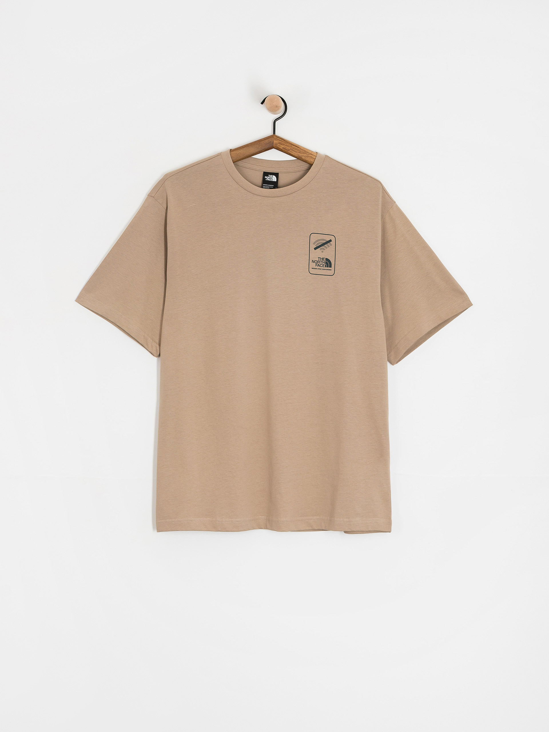 T-shirt The North Face No Signal Relaxed (mushroom grey)
