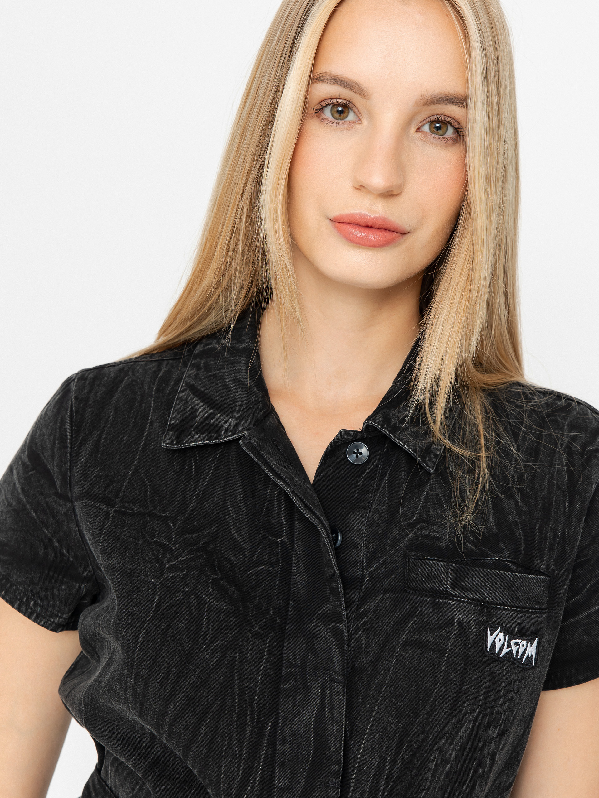 Damski Kombinezon Volcom Asphalt (black marble wash)