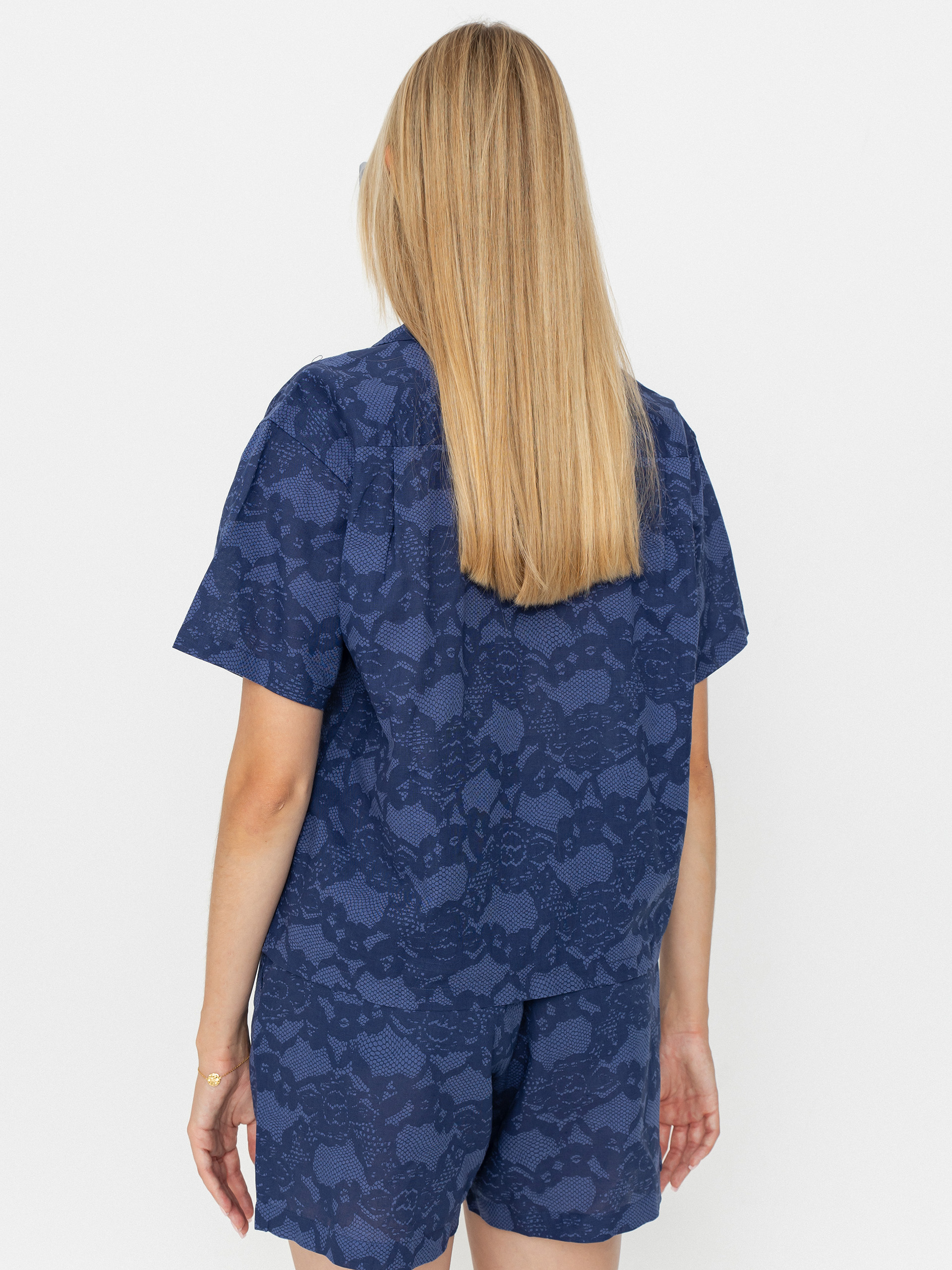 Koszula OBEY Cecilie Lace Wmn (blue multi)