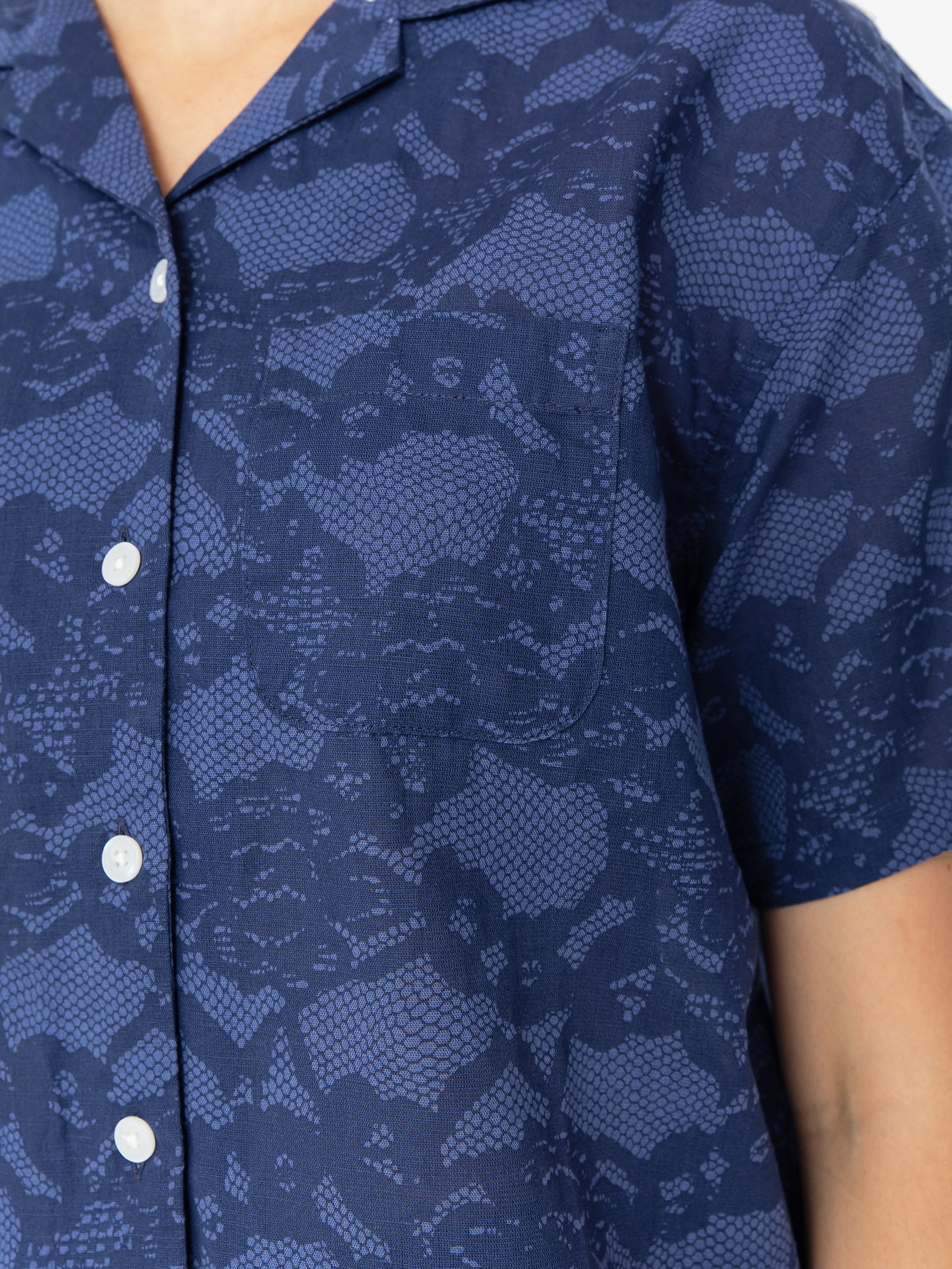 Koszula OBEY Cecilie Lace Wmn (blue multi)