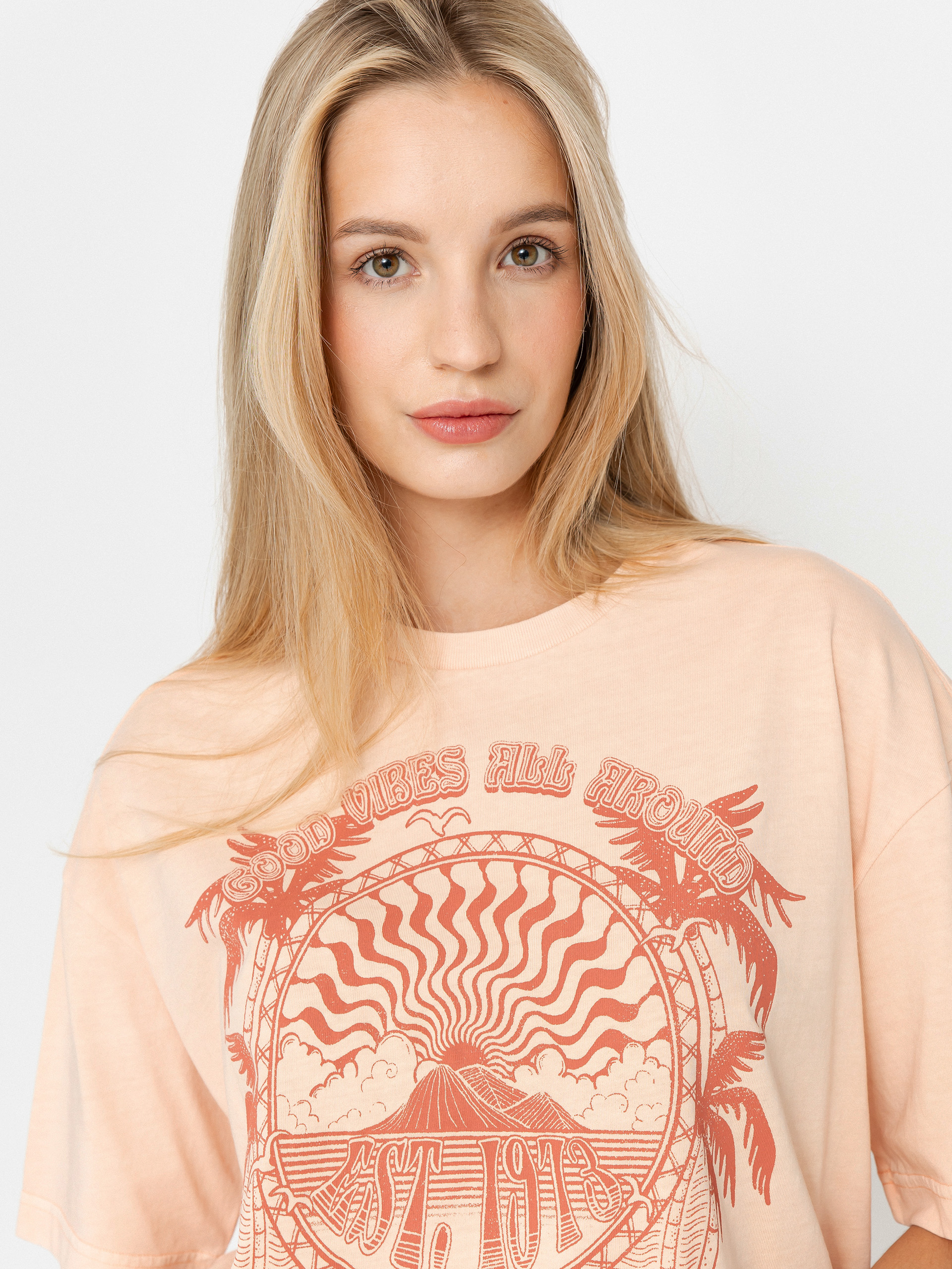 T-shirt Billabong Beach Classics Wmn (soft peach)