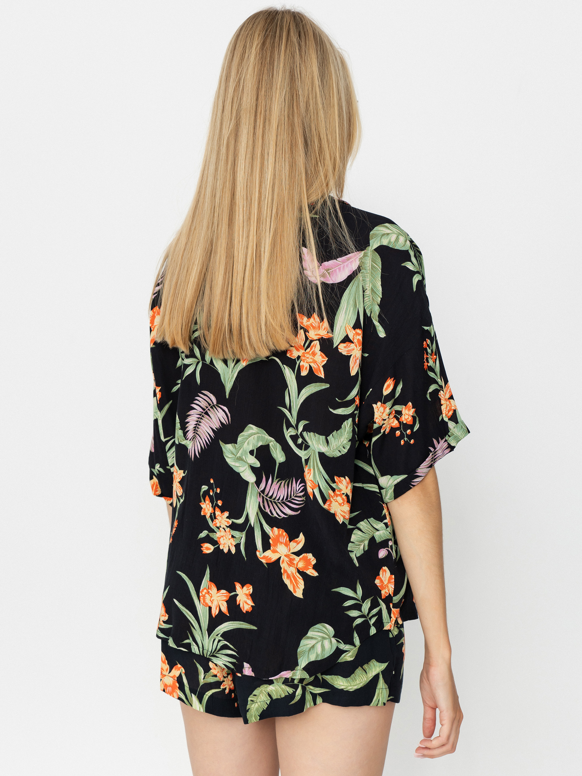 Koszula Roxy Beach Nostalgia Crinkle Wmn (anthracite island escape)