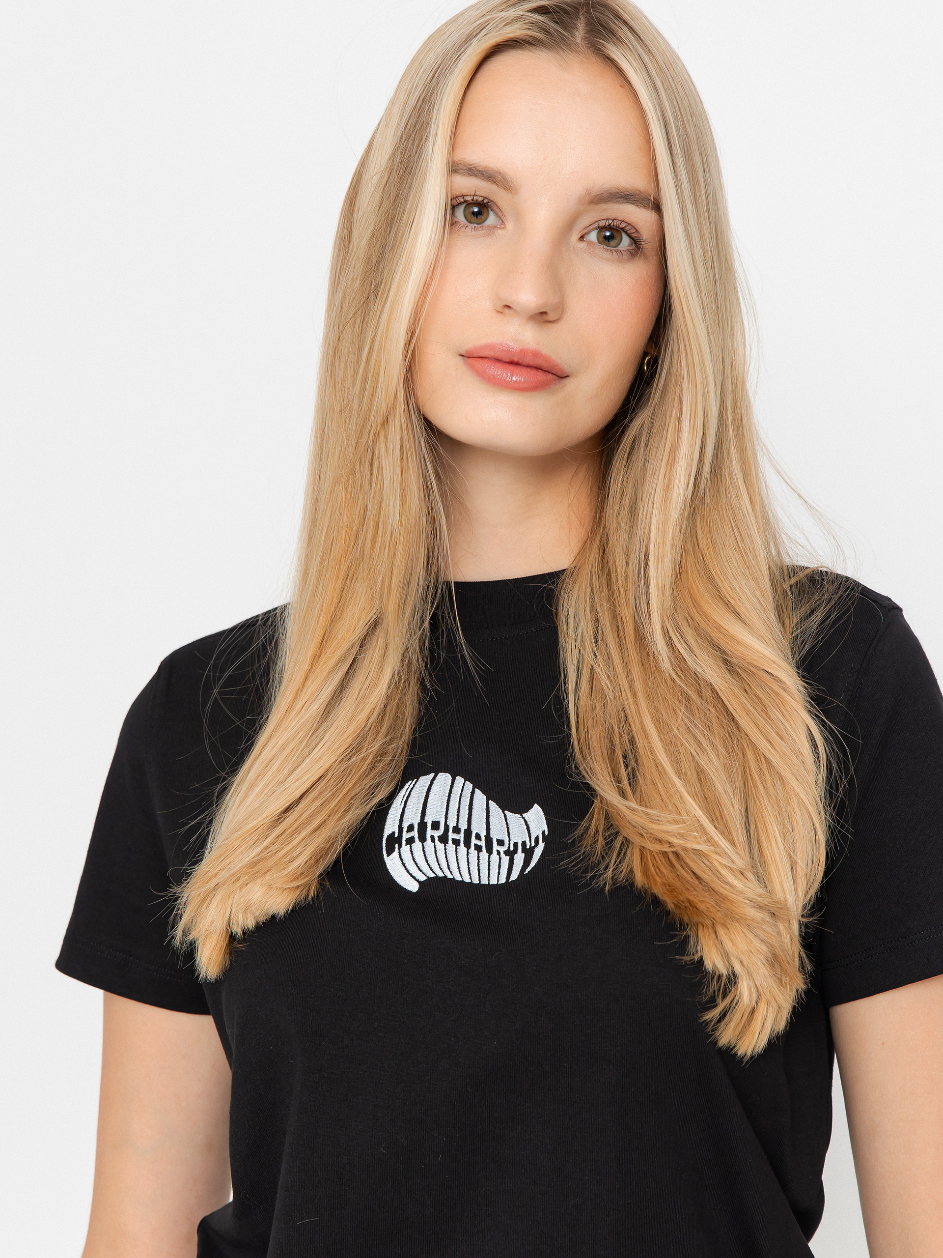 T-shirt Carhartt WIP Psshh Wmn (black/blue fog)