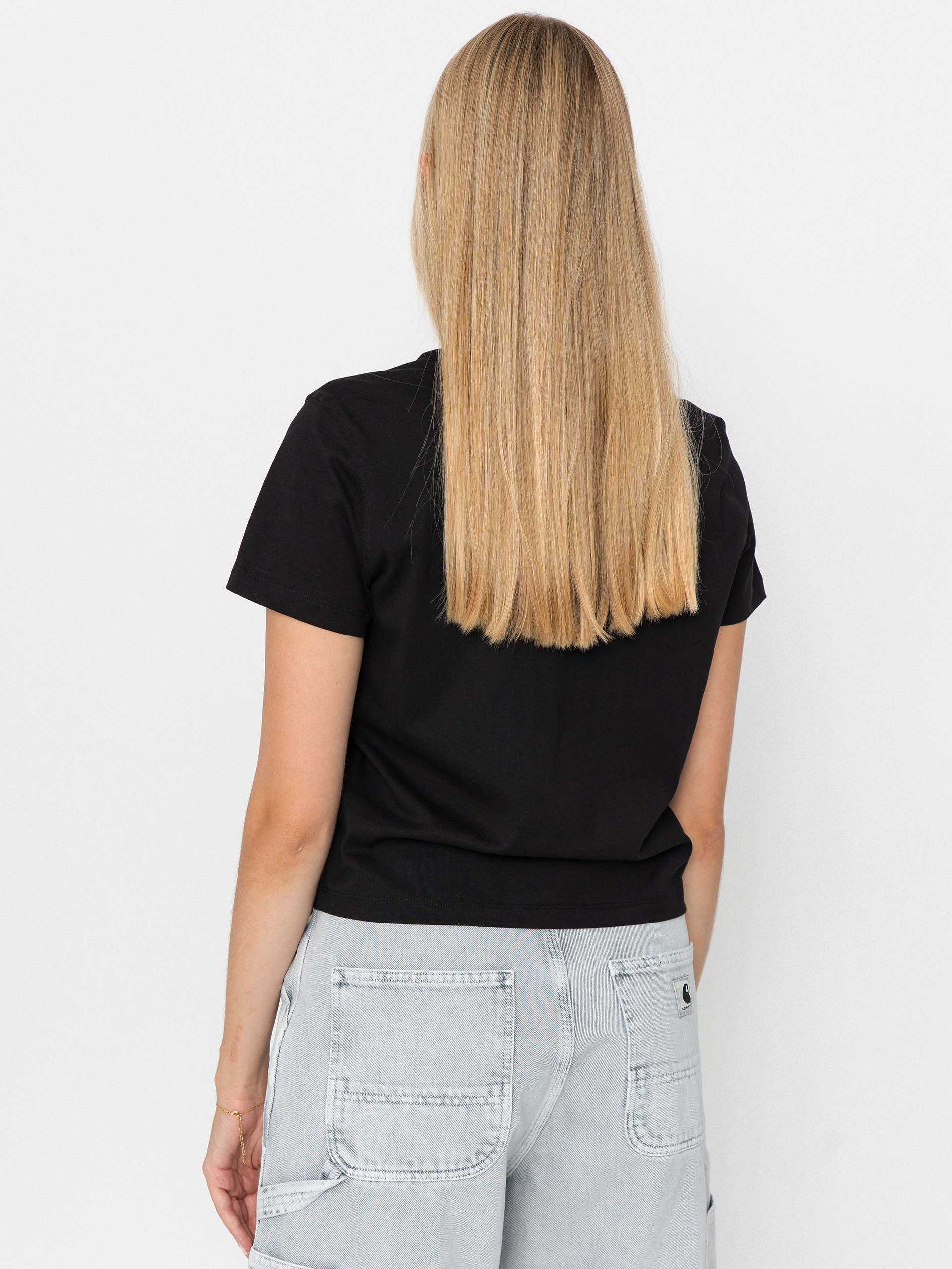 T-shirt Carhartt WIP Psshh Wmn (black/blue fog)