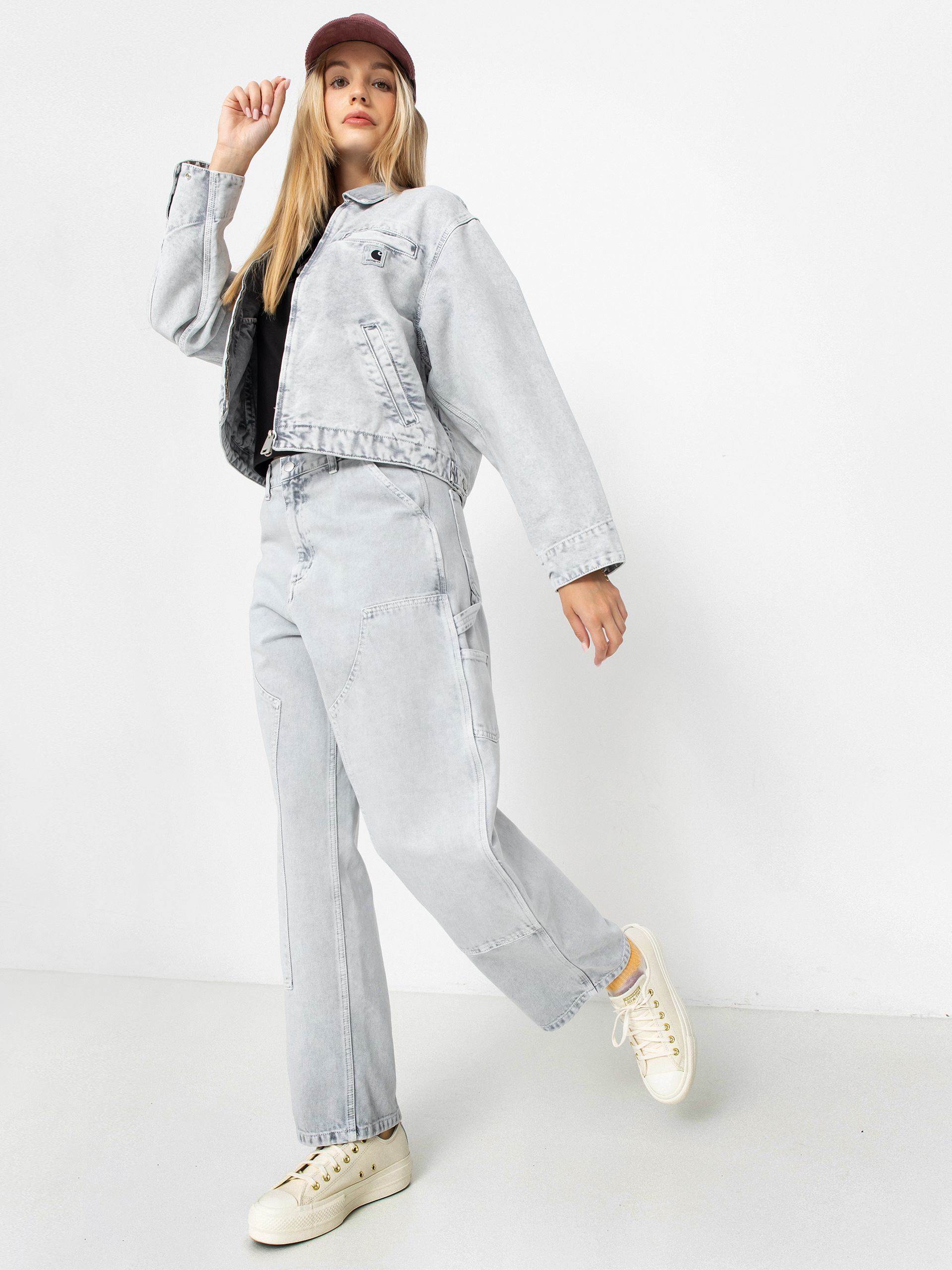 Kurtka Carhartt WIP Emery Wmn (black/black/chalk wash)