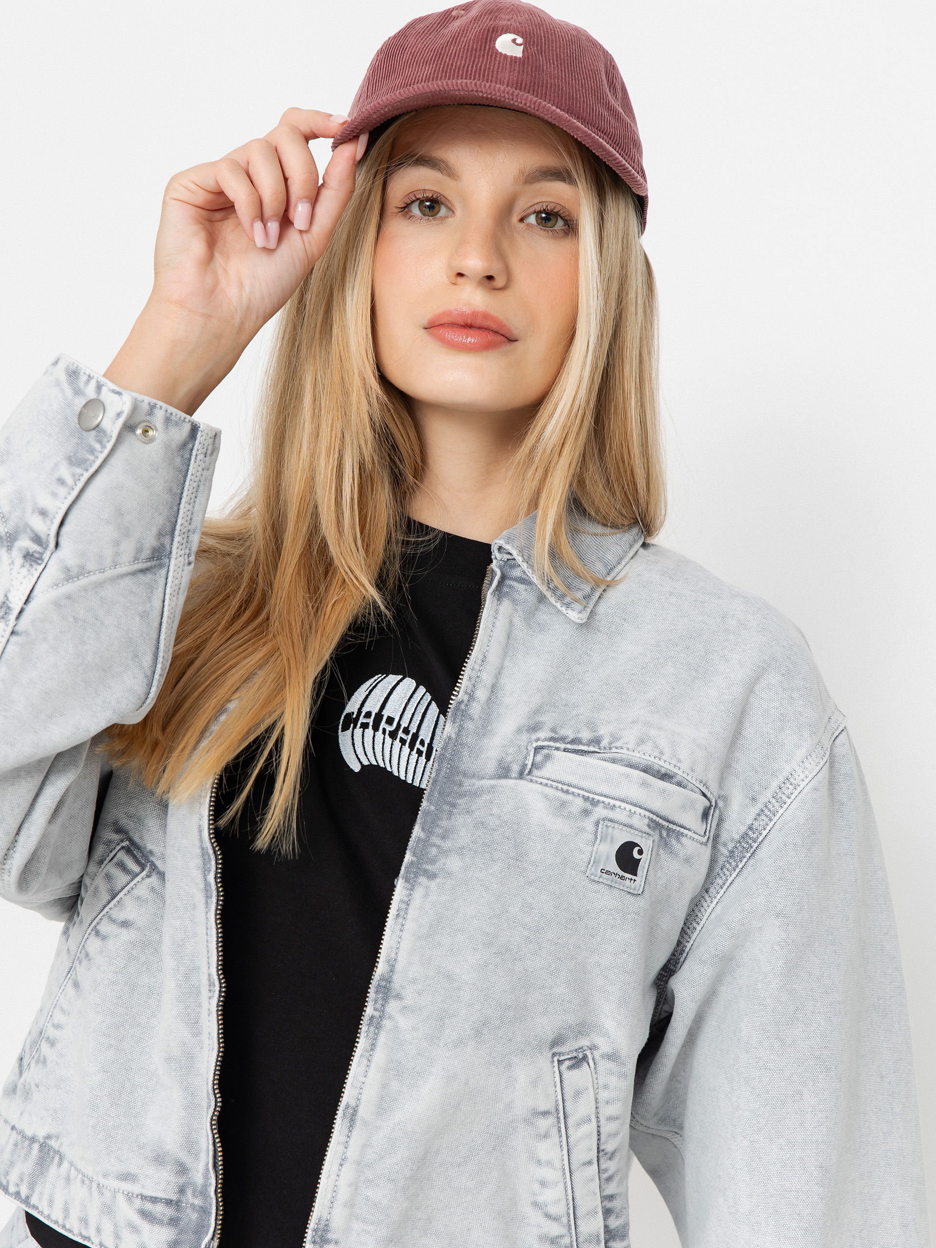 Kurtka Carhartt WIP Emery Wmn (black/black/chalk wash)