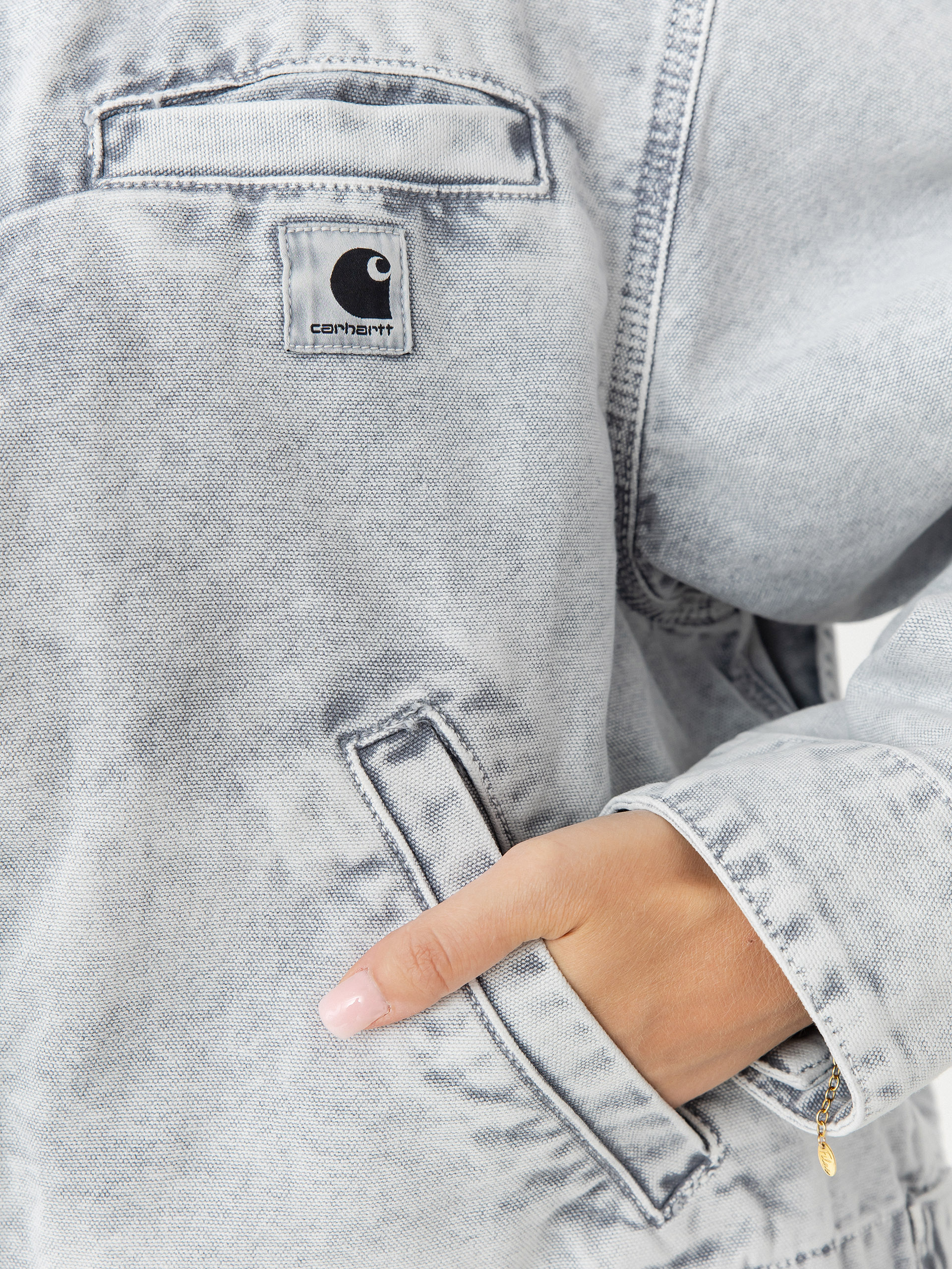 Kurtka Carhartt WIP Emery Wmn (black/black/chalk wash)