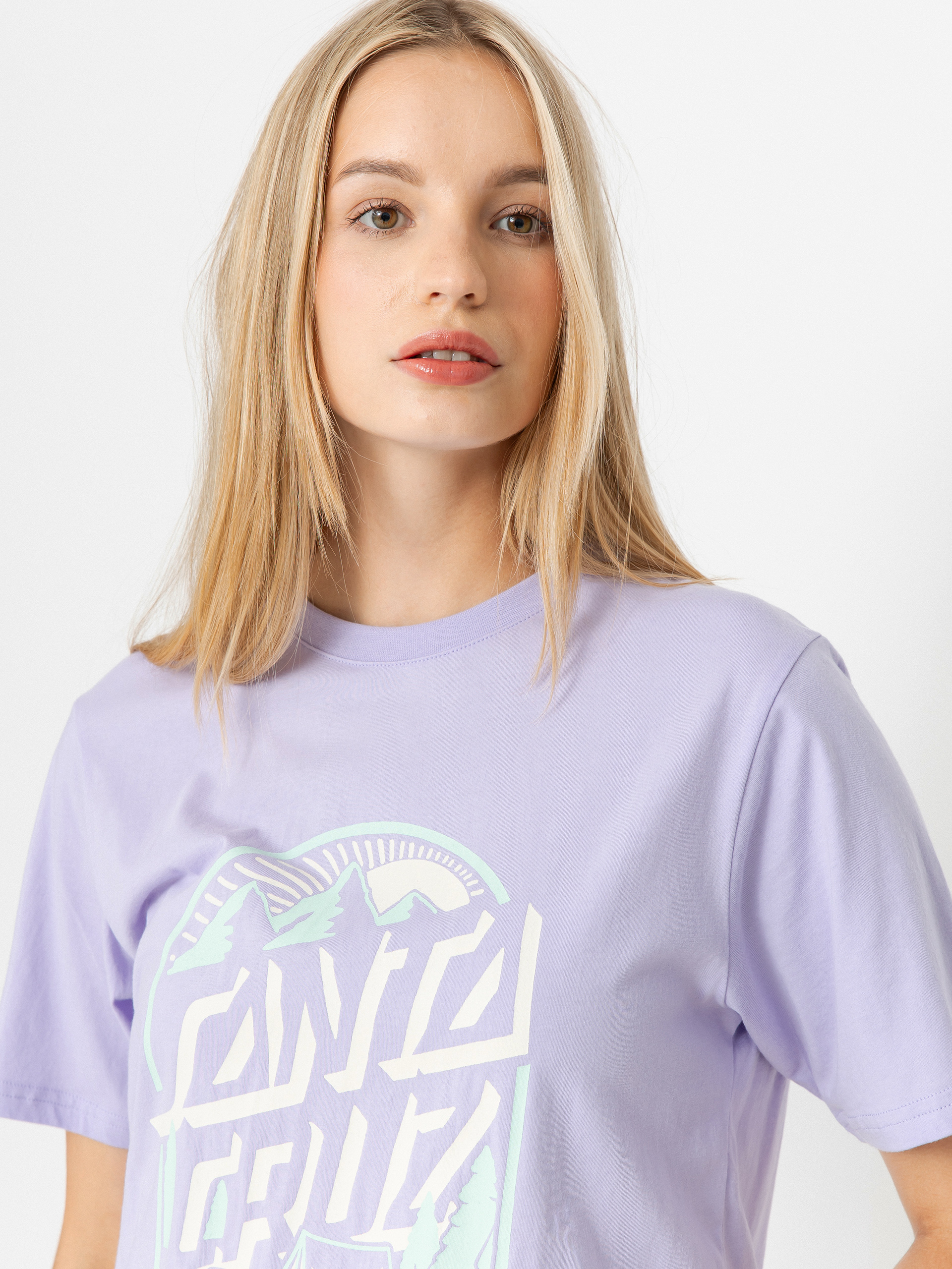 T-shirt Santa Cruz Camp Retreat Front Wmn (lavender)