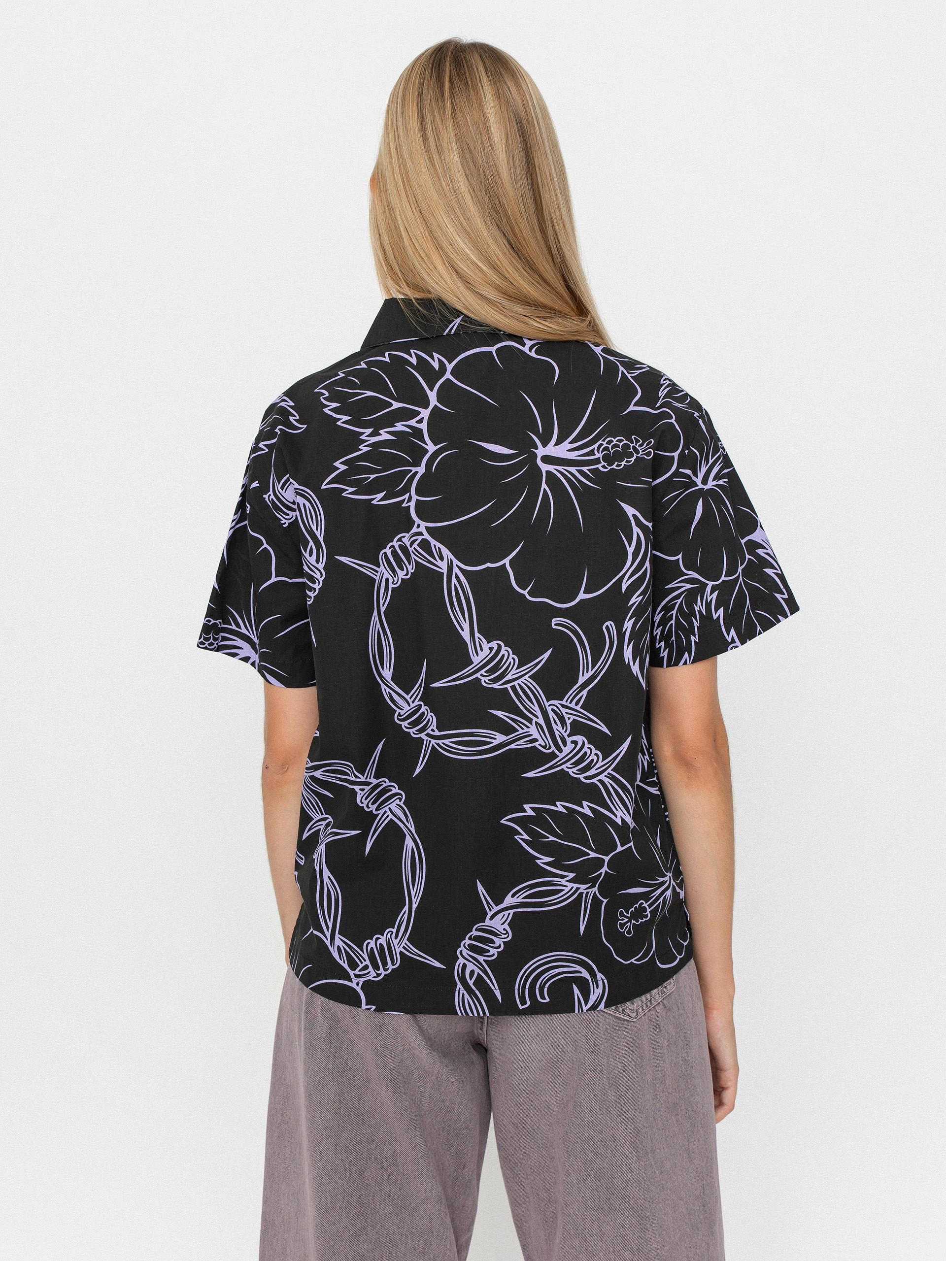 Koszula Santa Cruz Mono Cabana Shirt Wmn (black/lavender)