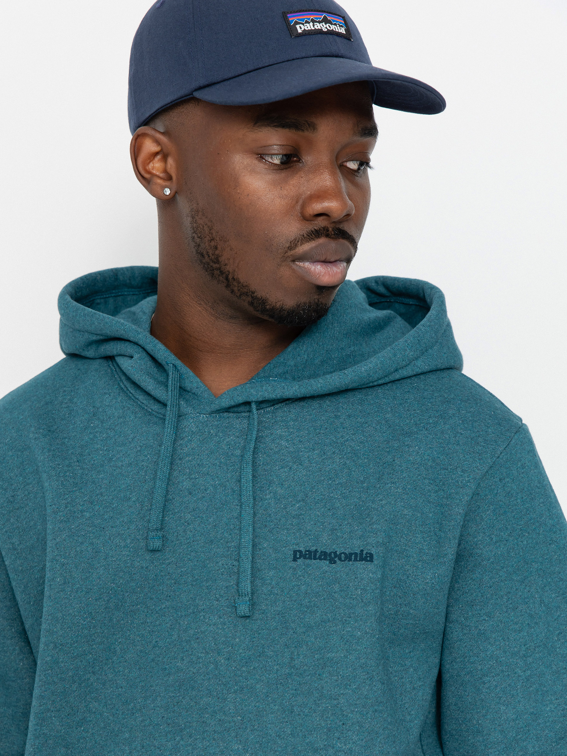 Bluza z kapturem Patagonia Boardshort Logo Uprisal HD (wetland blue)